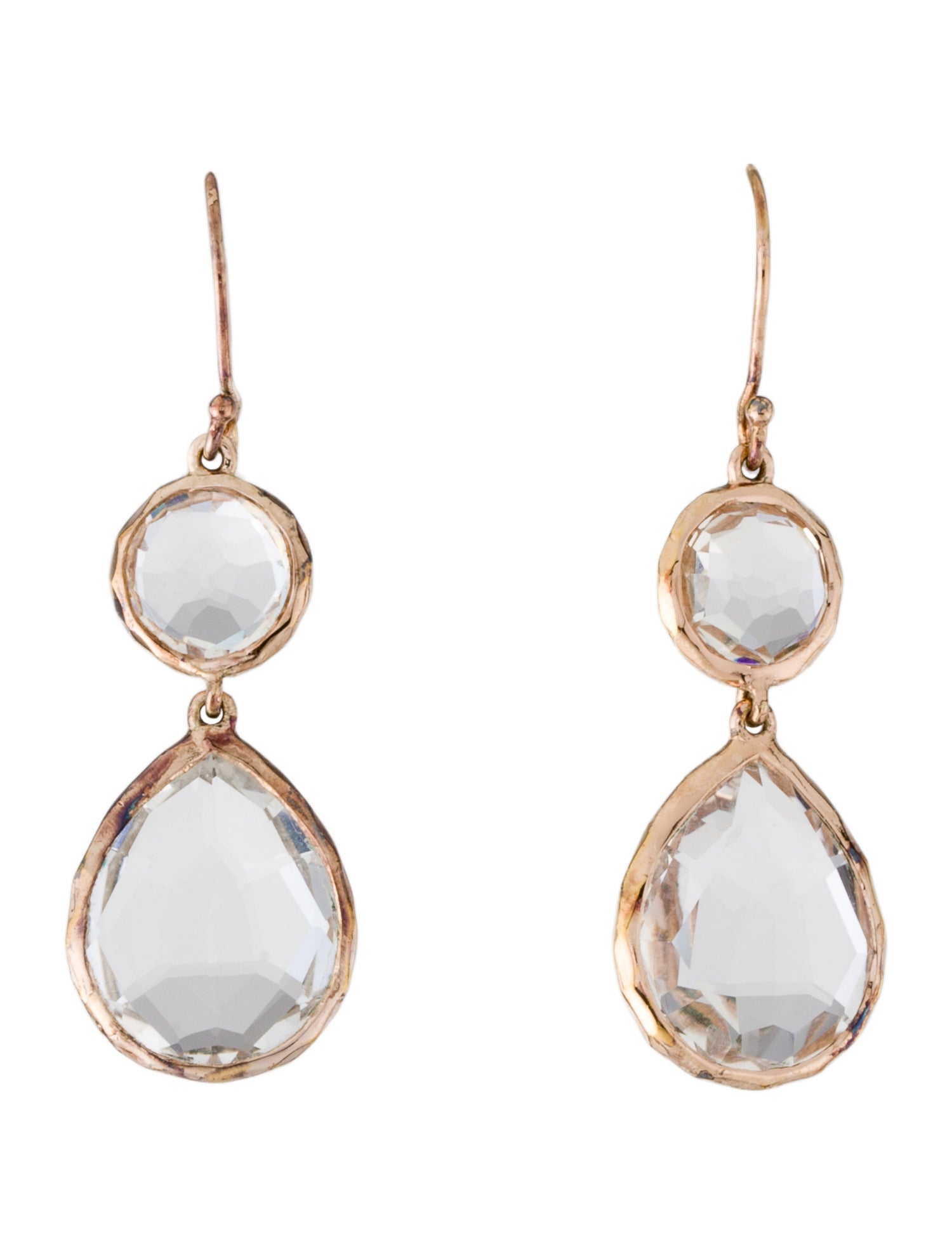 Ippolita Quartz Rosé Drop Earrings