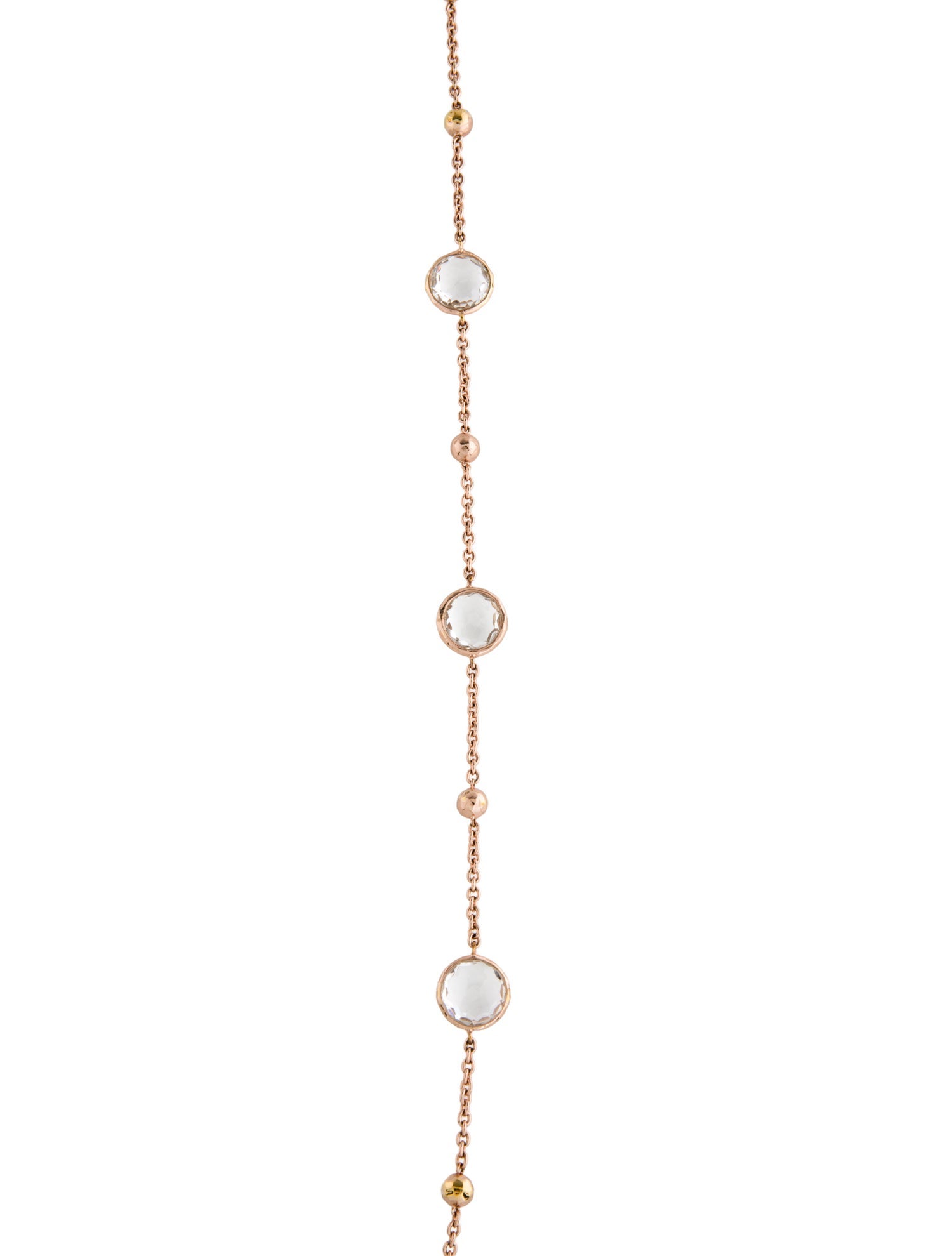 Ippolita Quartz Rosé Paillette Lollipop Station Necklace