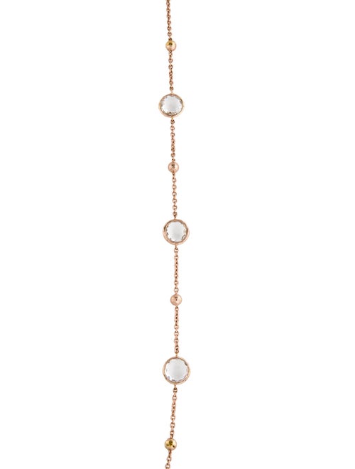 Ippolita Quartz Rosé Paillette Lollipop Station Necklace