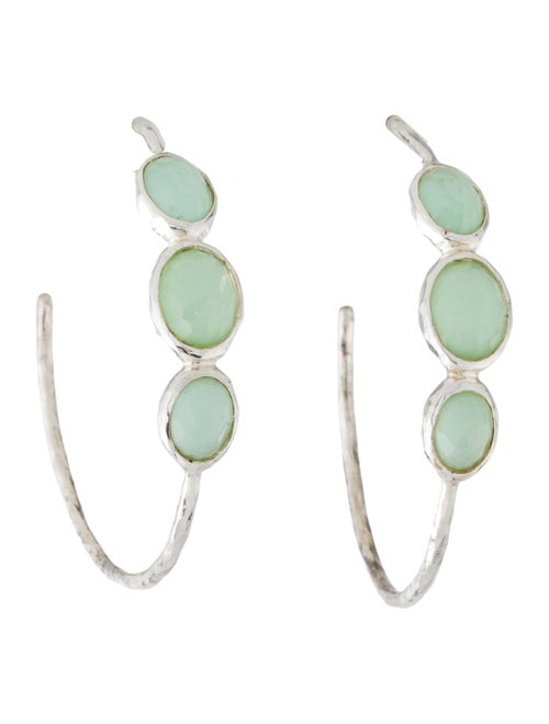 Ippolita Mother of Pearl & Quartz Hoop Earrings