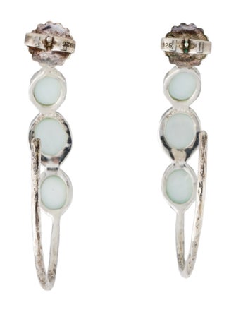 Ippolita Mother of Pearl & Quartz Hoop Earrings