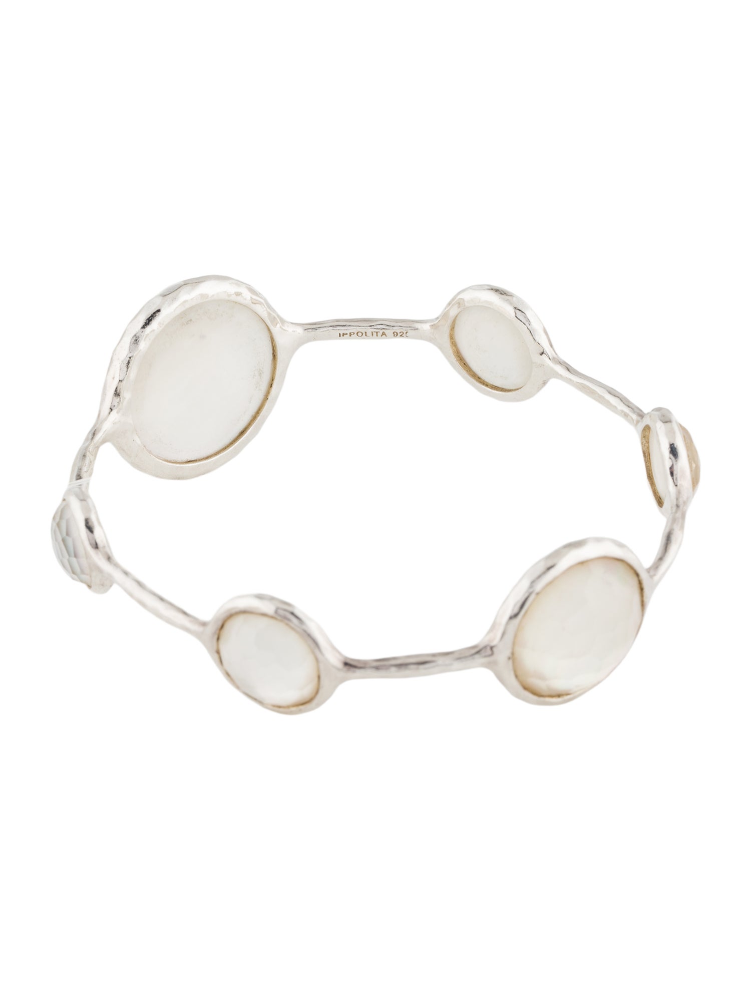 Ippolita Mother of Pearl & Quartz Doublet Bangle