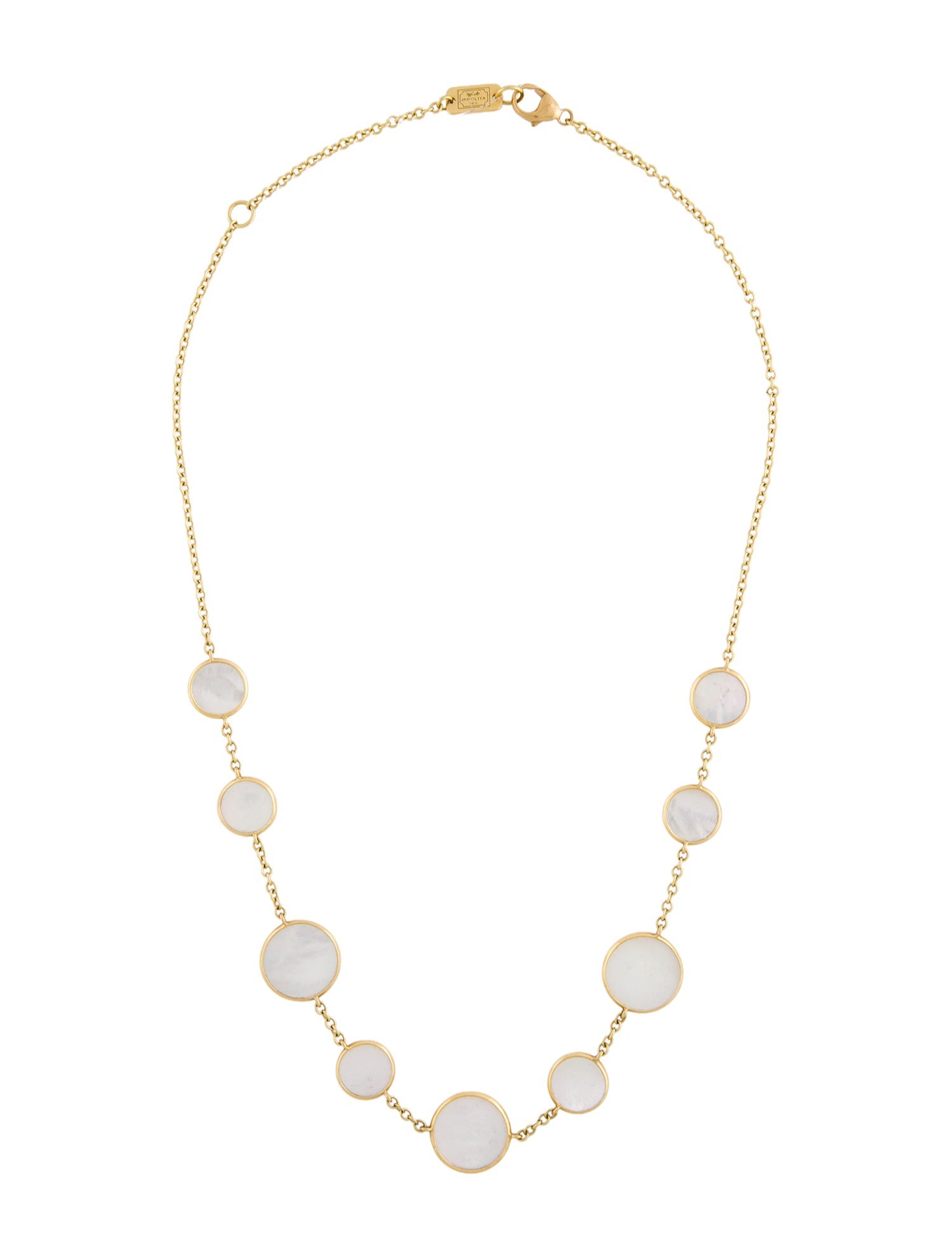 Ippolita 18K Mother of Pearl Station Necklace