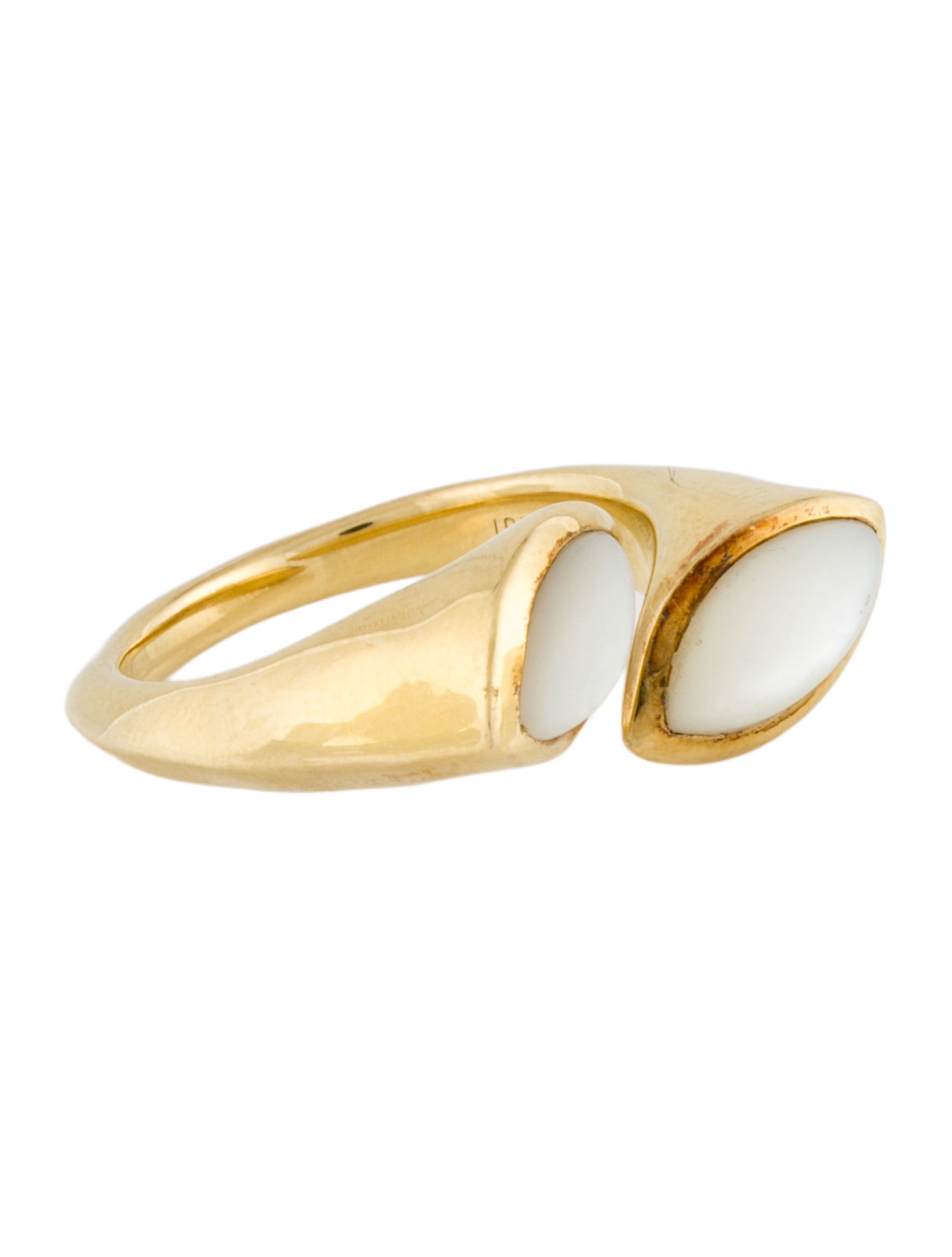 Ippolita 18K Mother of Pearl Prisma Bypass Ring