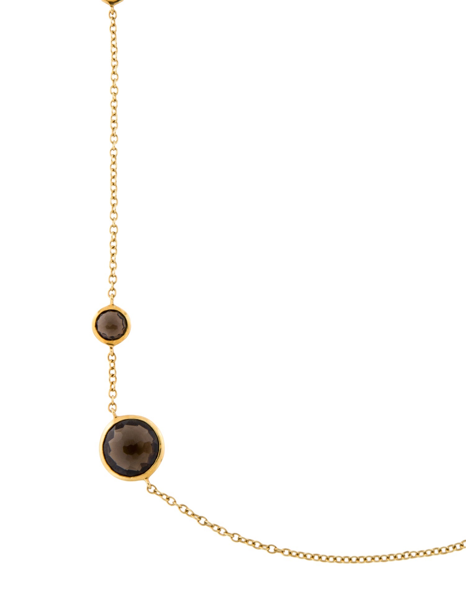 Ippolita 18K Smoky Quartz Station Necklace
