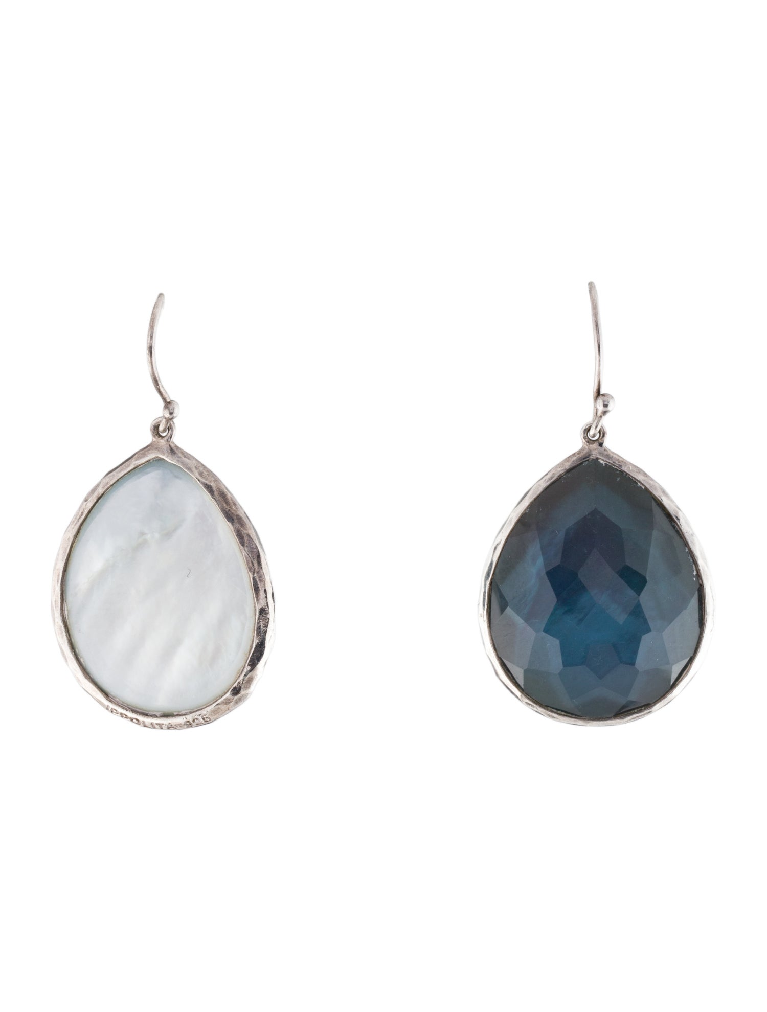 Ippolita Mother of Pearl & Quartz Doublet Teardrop Earrings