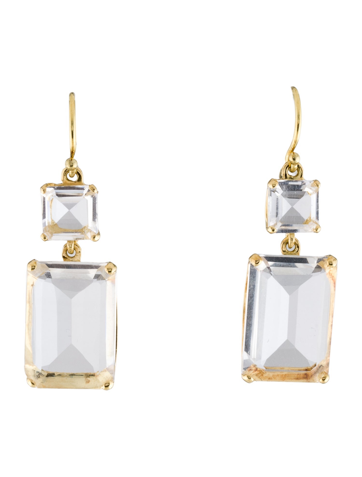 Ippolita 18K Quartz Drop Earrings