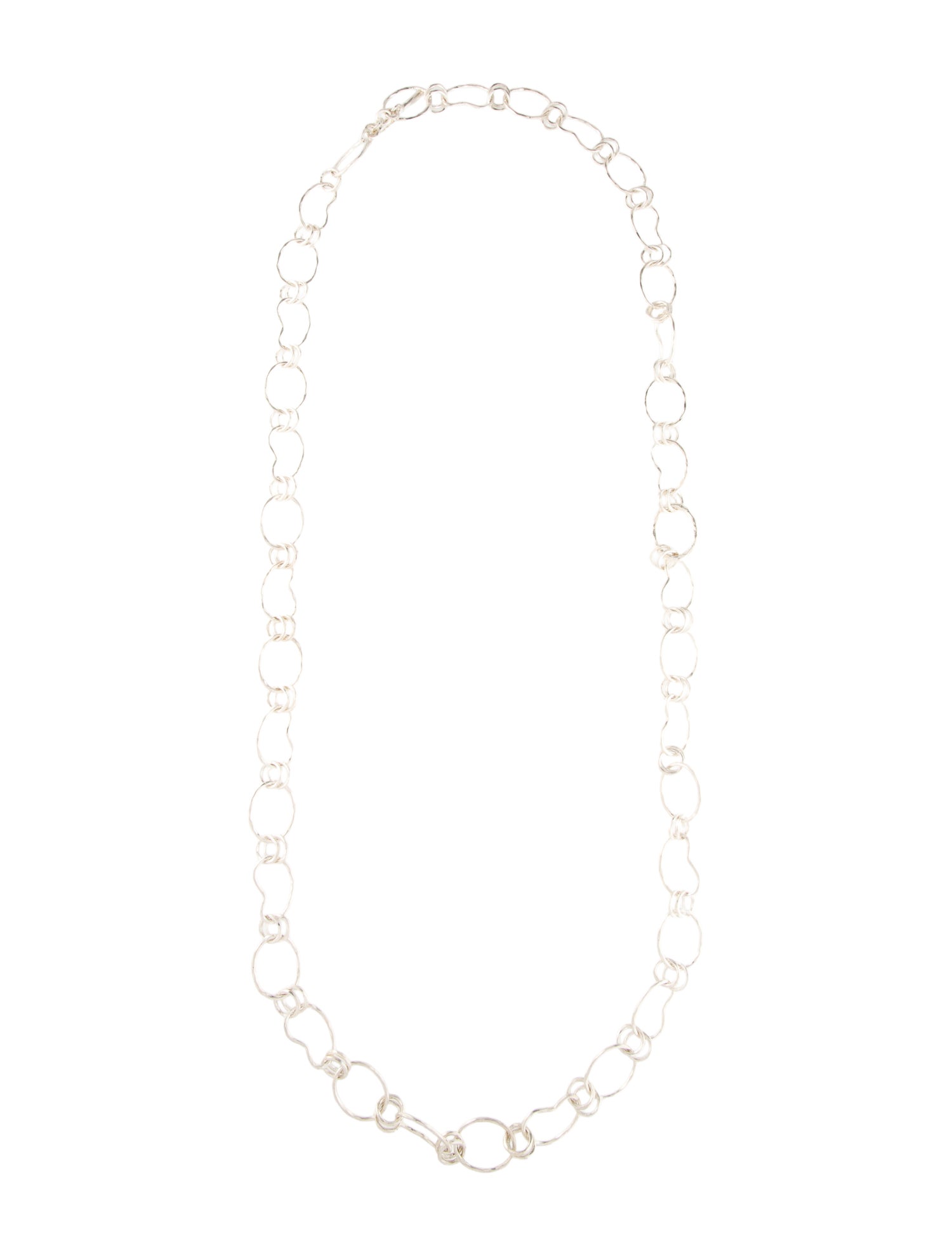 Ippolita Classico Long Hammered Prosper Chain Necklace