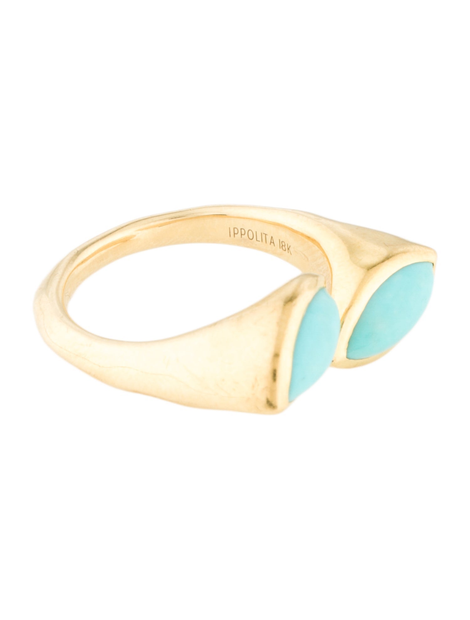 Ippolita 18K Turquoise Prisma Bypass Ring