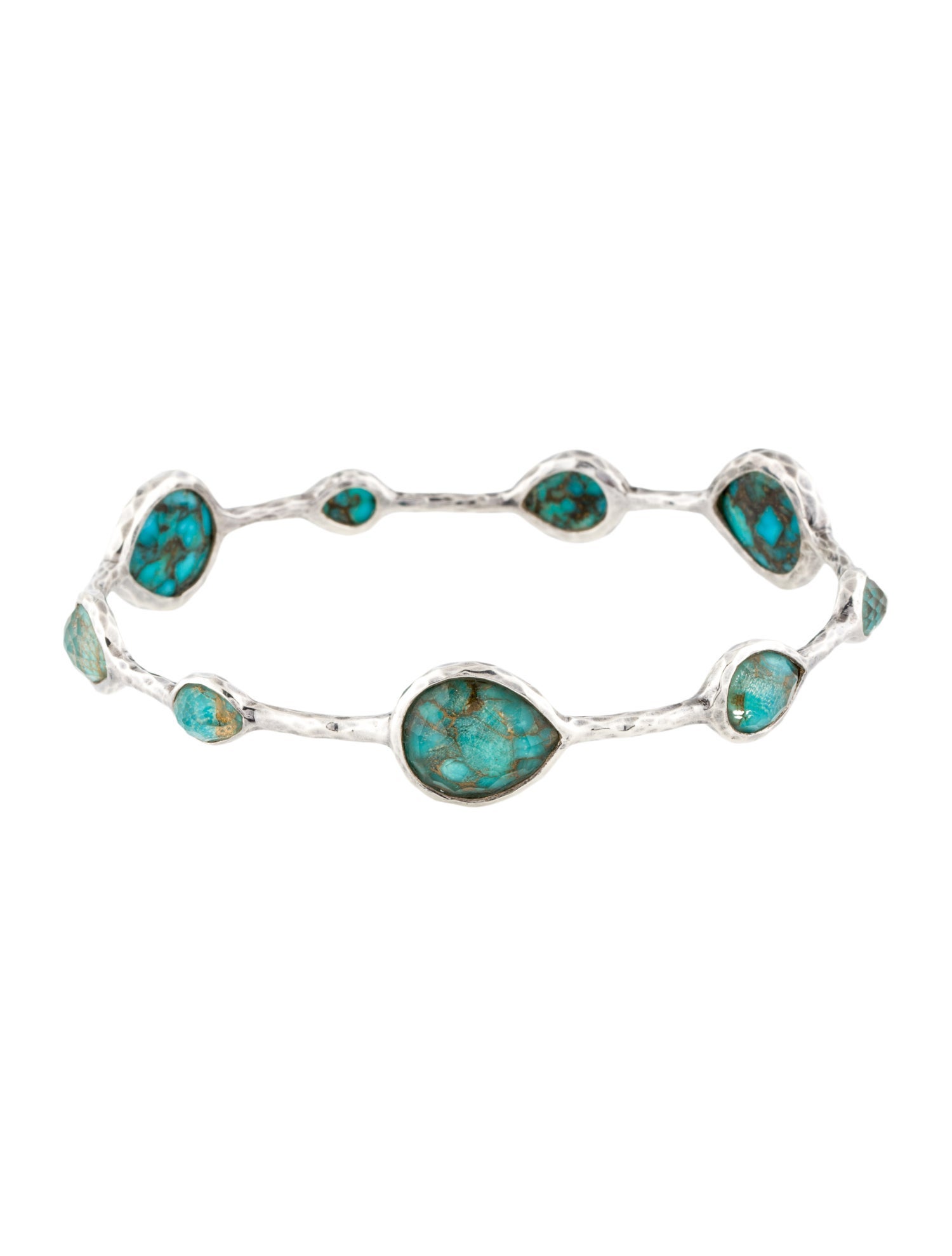 Ippolita Quartz & Composite Turquoise 9-Station Bangle Bracelet