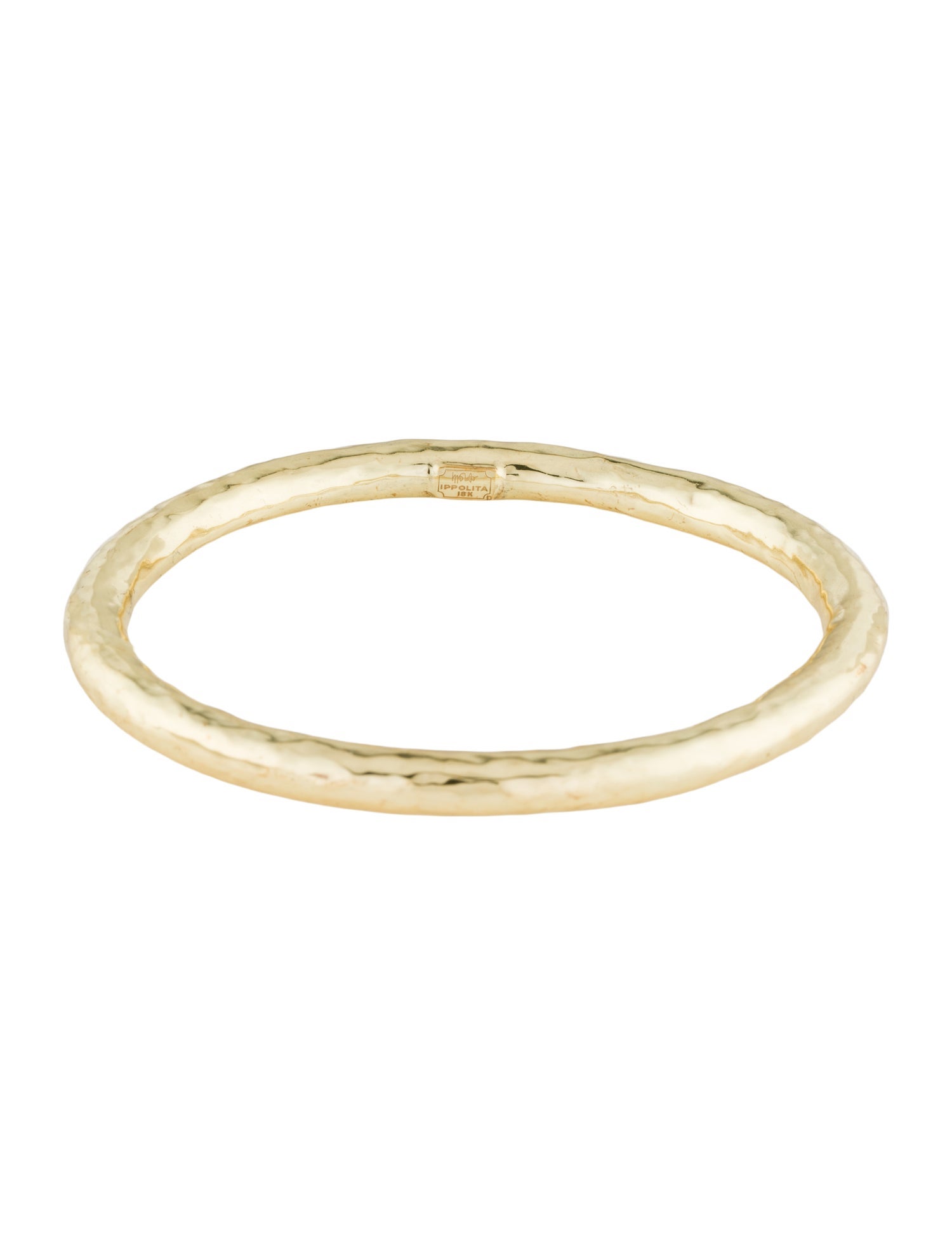 Ippolita 18K Large Hammered Bangle