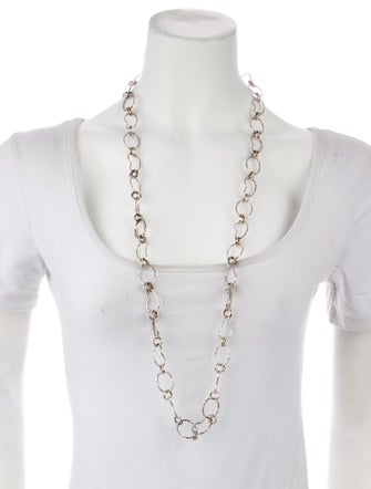 Ippolita Long Hammered Prosper Chain Necklace