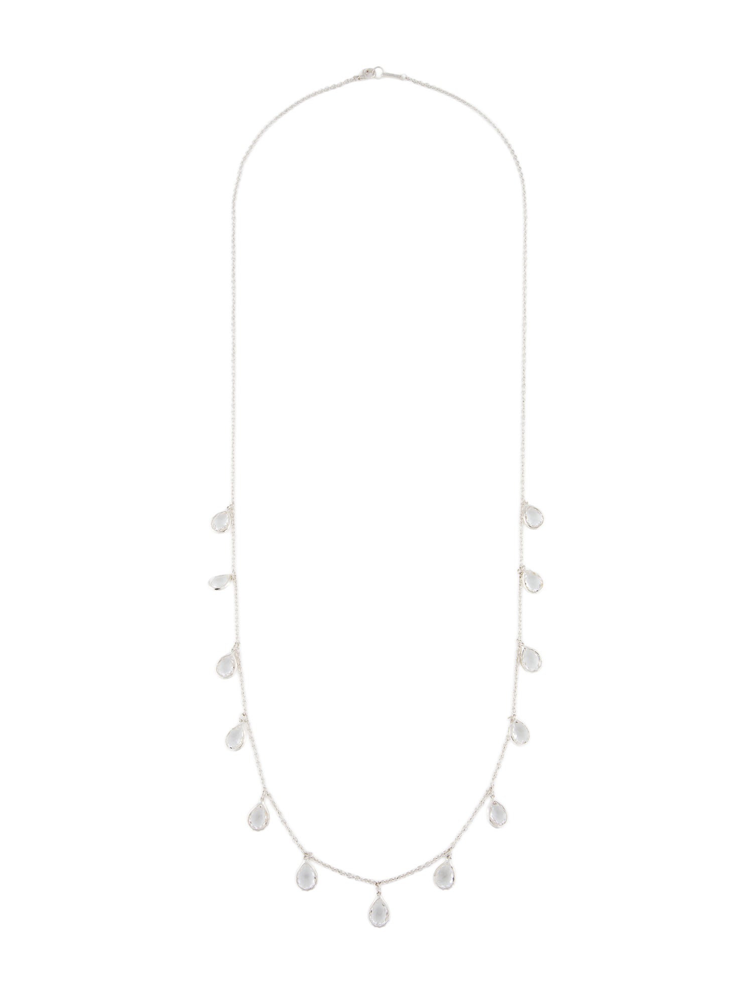 Ippolita Quartz Drop Station Necklace