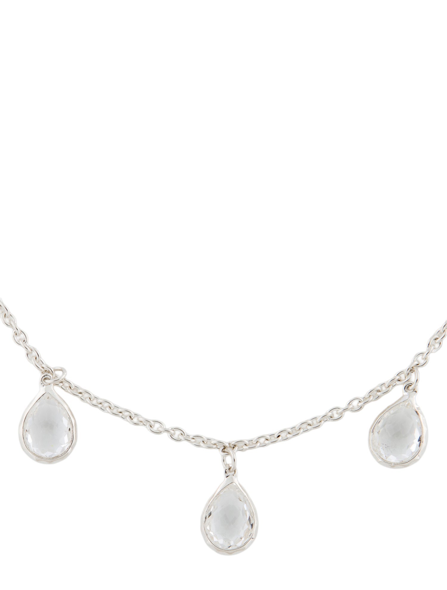 Ippolita Quartz Drop Station Necklace