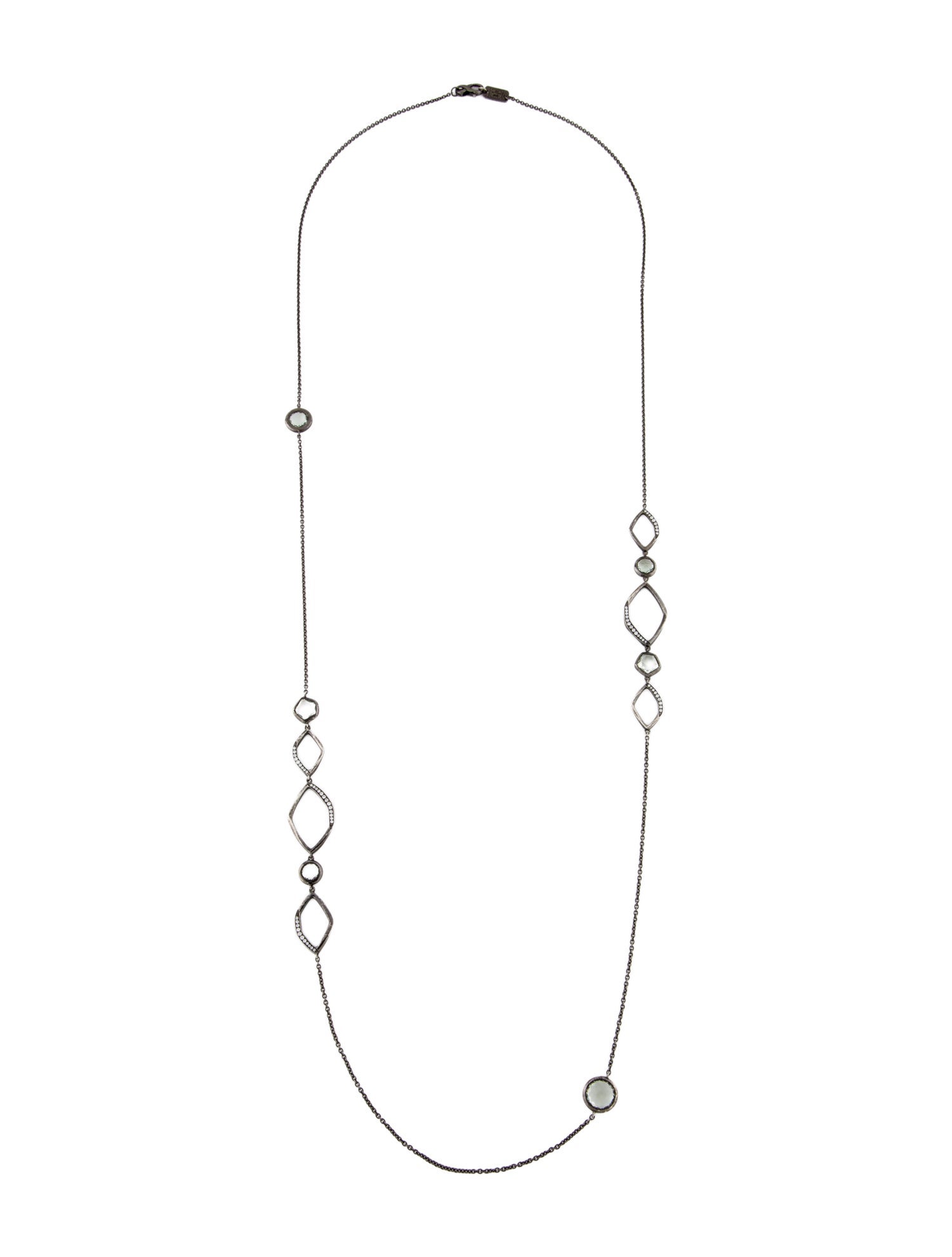 Ippolita Quartz & Diamond Wicked Station Necklace