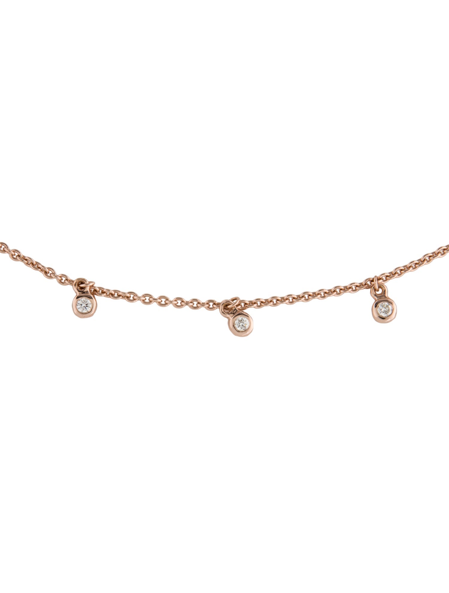 Ippolita Diamond Rosé Station Necklace