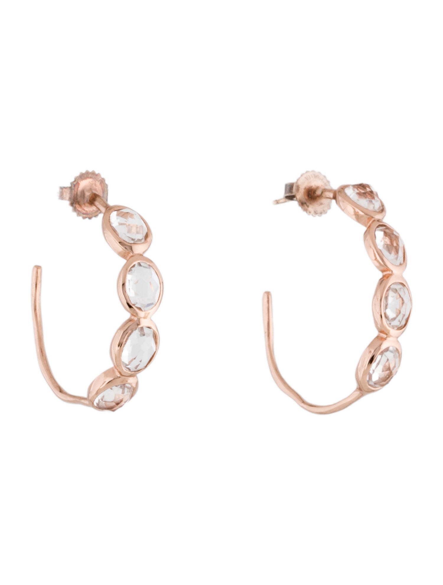 Ippolita Rosé Quartz Hoop Earrings
