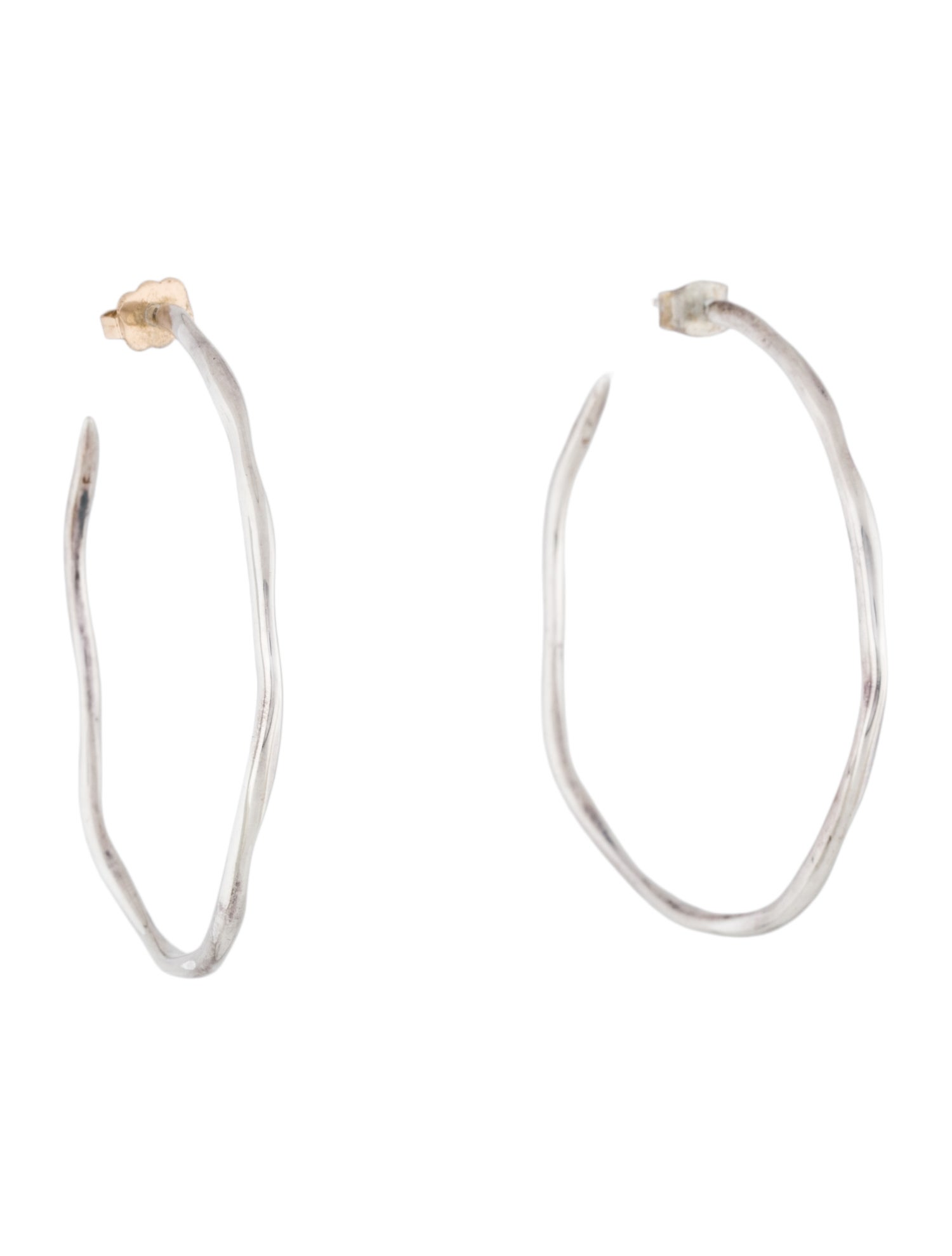 Ippolita Large Squiggle Hoop Earrings