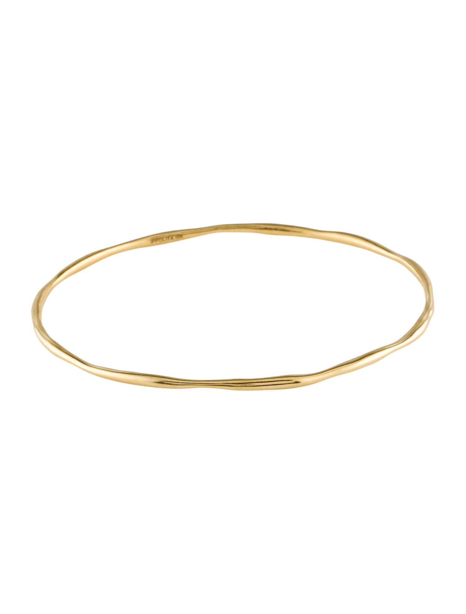 Ippolita 18K Smooth Squiggle Bangle