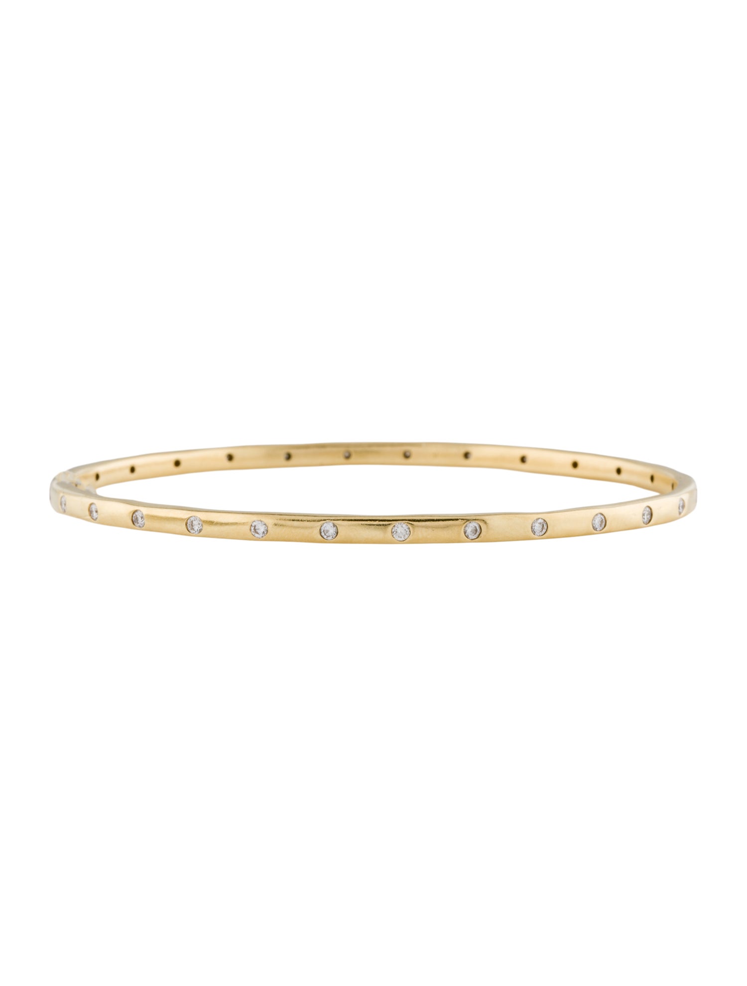 Ippolita 18K Diamond Stardust Bangle Bracelet