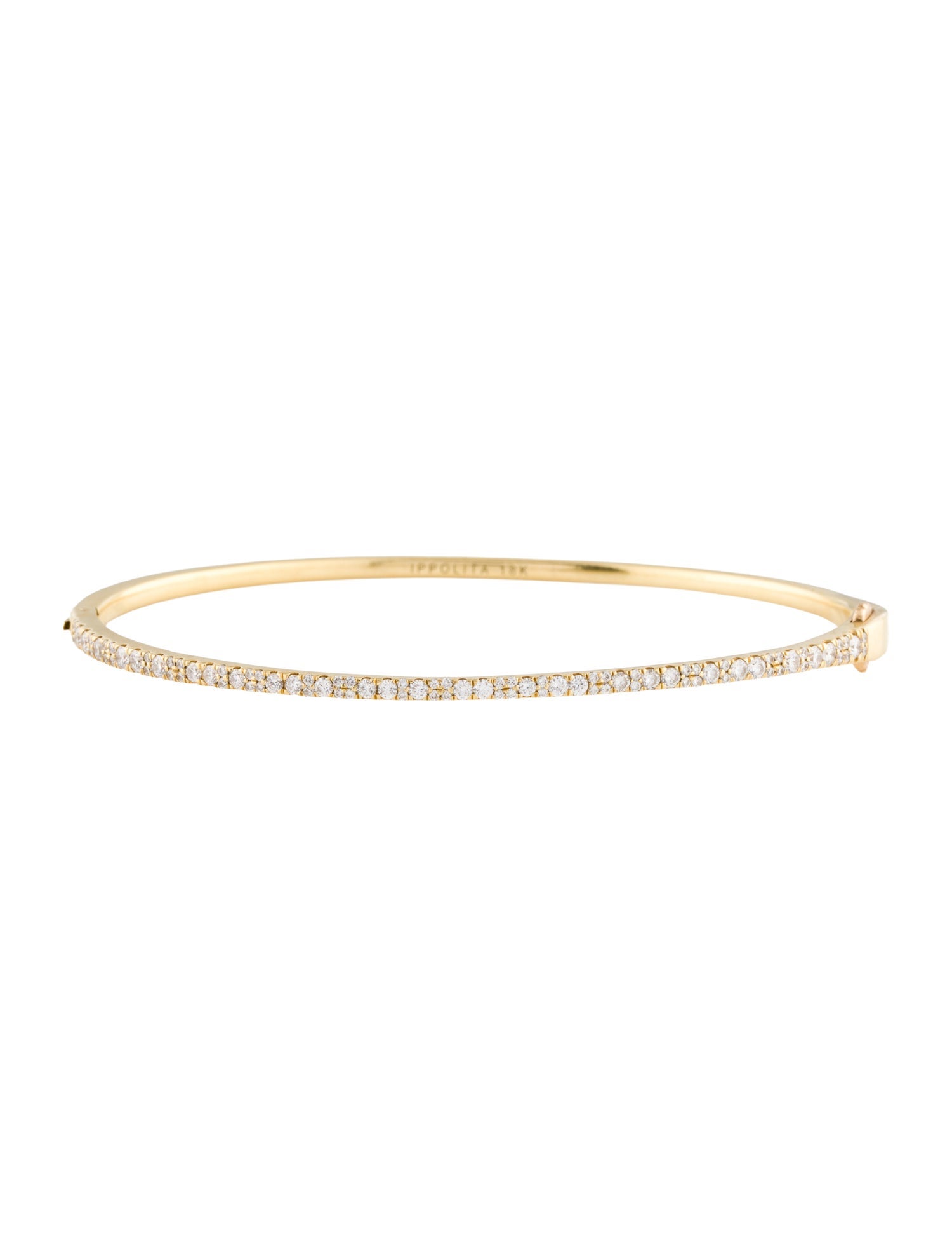 Ippolita 18K Diamond Bangle Bracelet