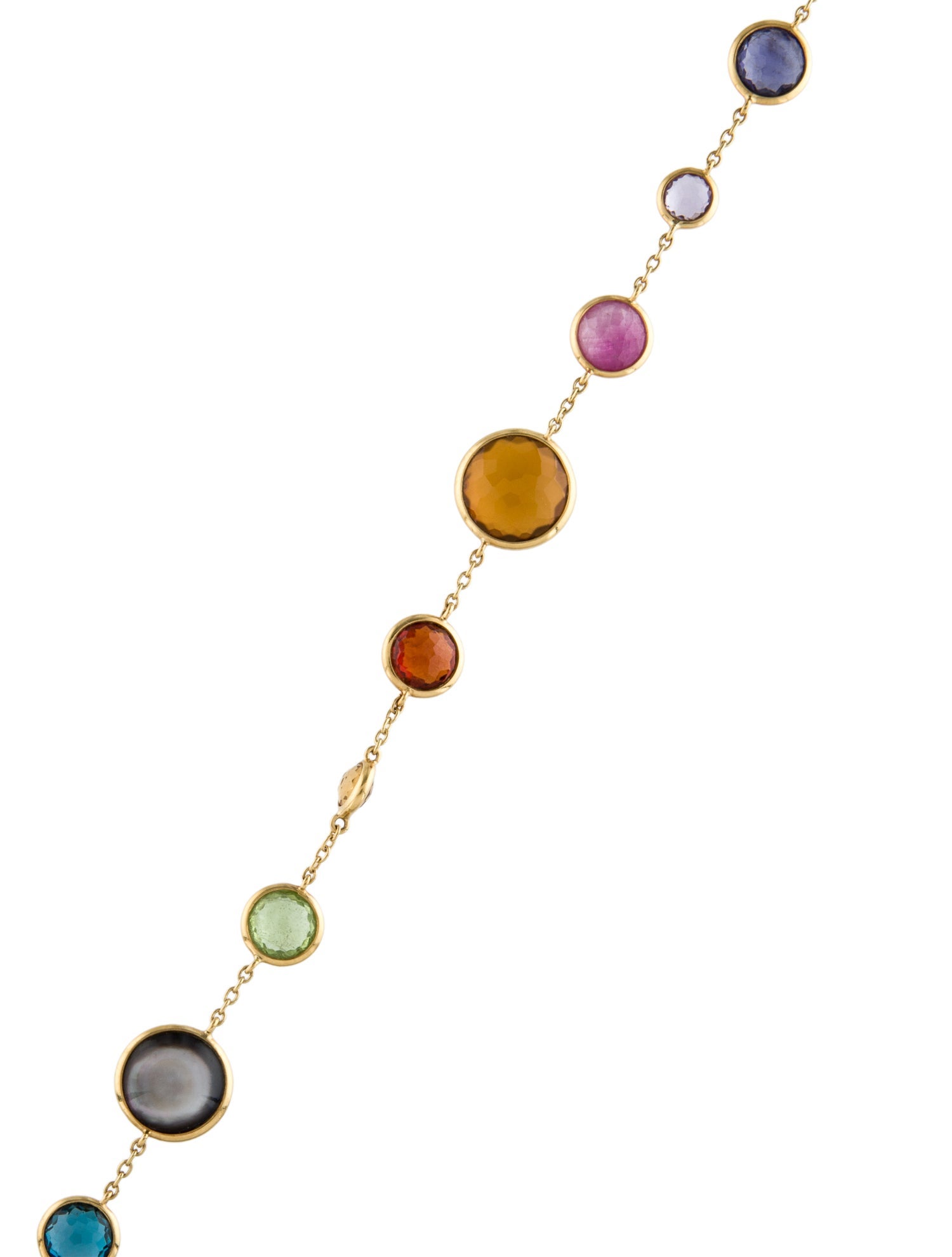 Ippolita 18K Multistone Lollitini Long Station Necklace