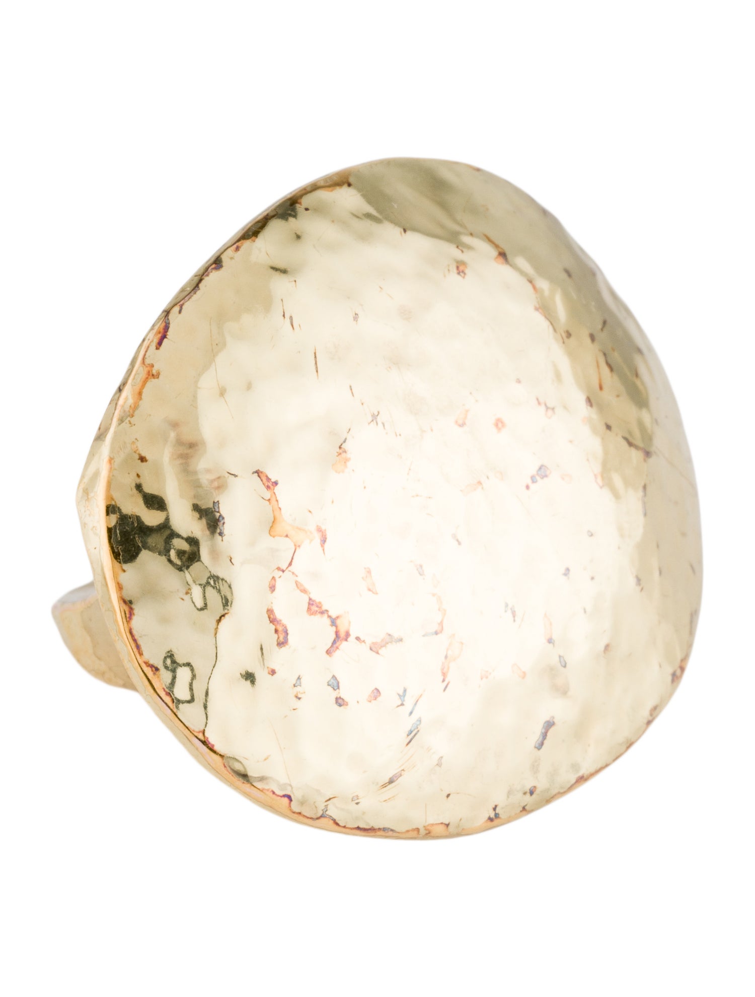 Ippolita 18K Hammered Oval Ring