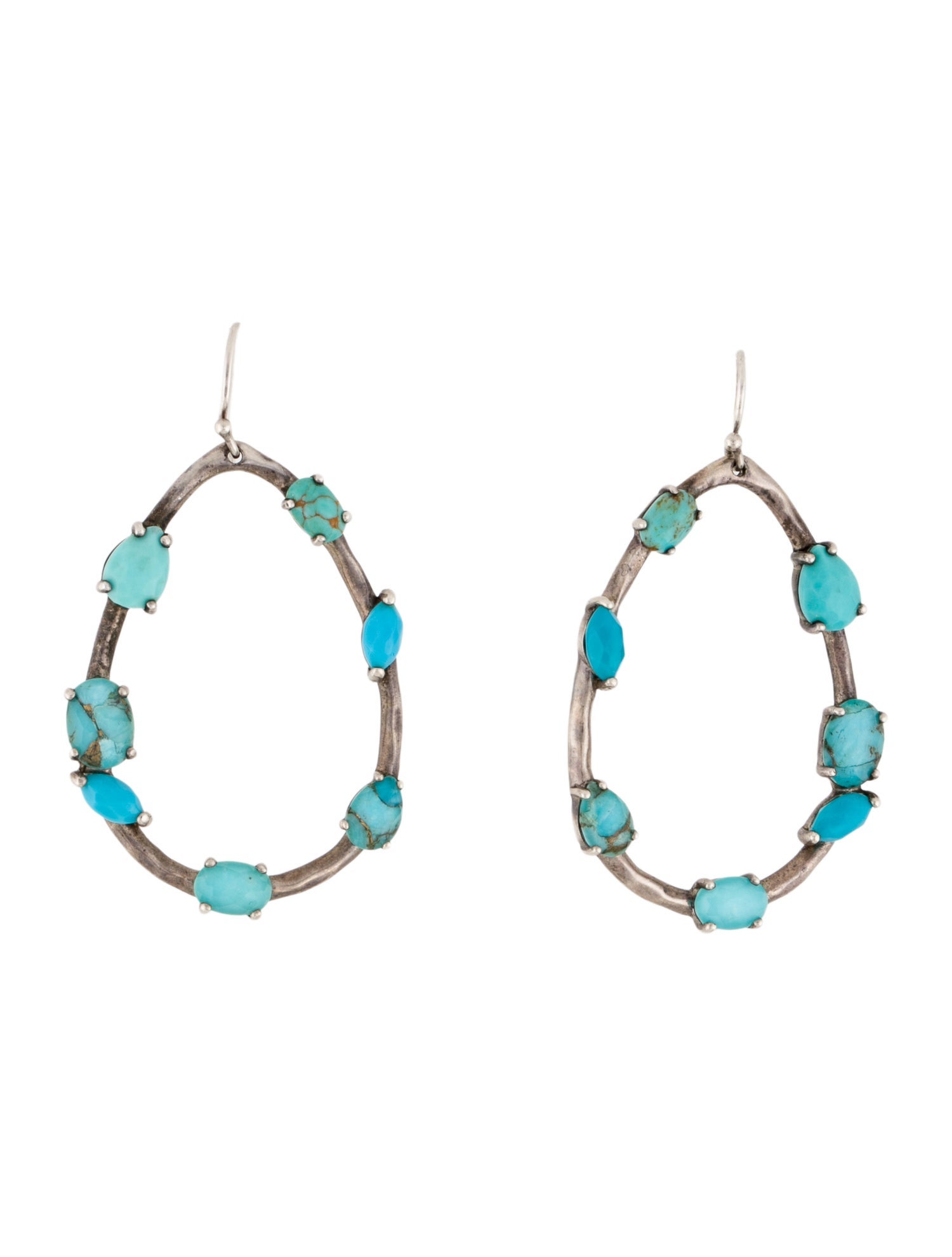 Ippolita Quartz, Composite Turquoise Doublet, & Turquoise Gelato Drop Earrings
