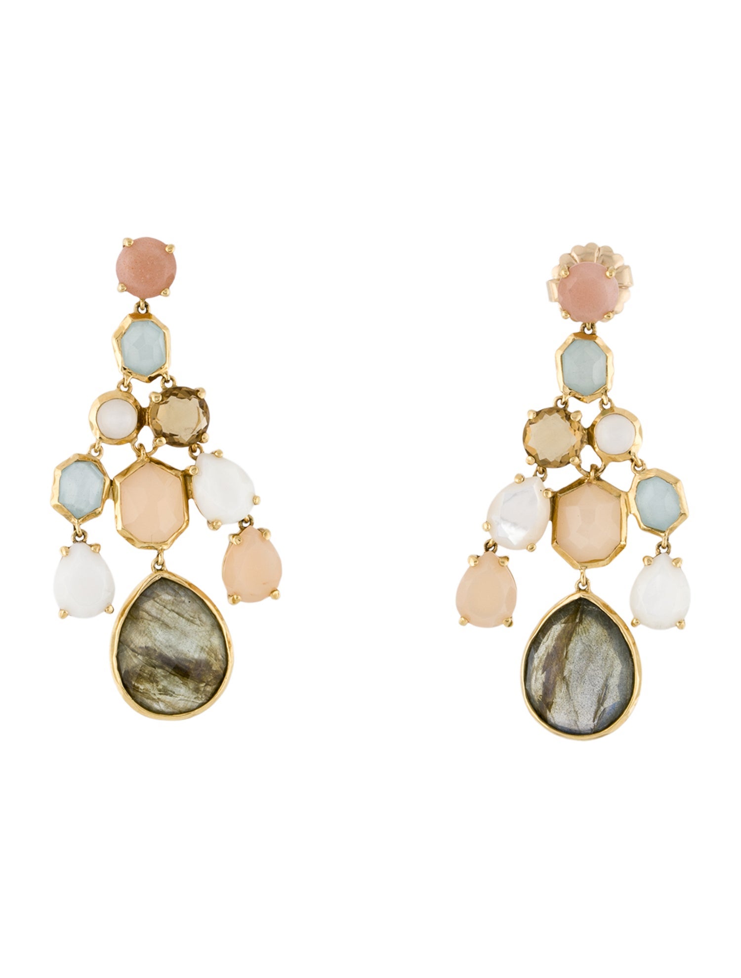 Ippolita 18K Mother-of-Pearl & Multistone Chandelier Earrings