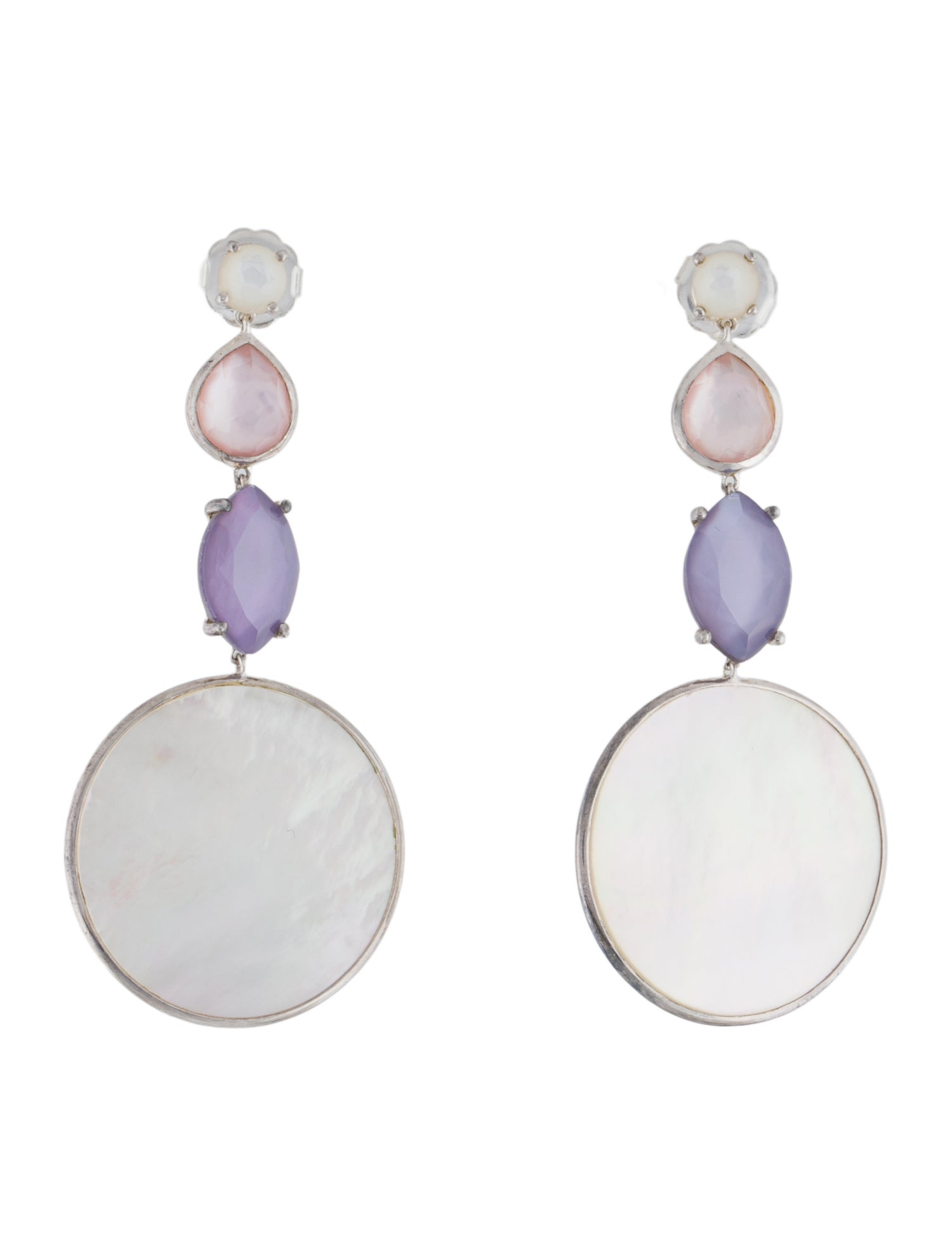 Ippolita Quartz & Mother Of Pearl Doublet Drop Earrings