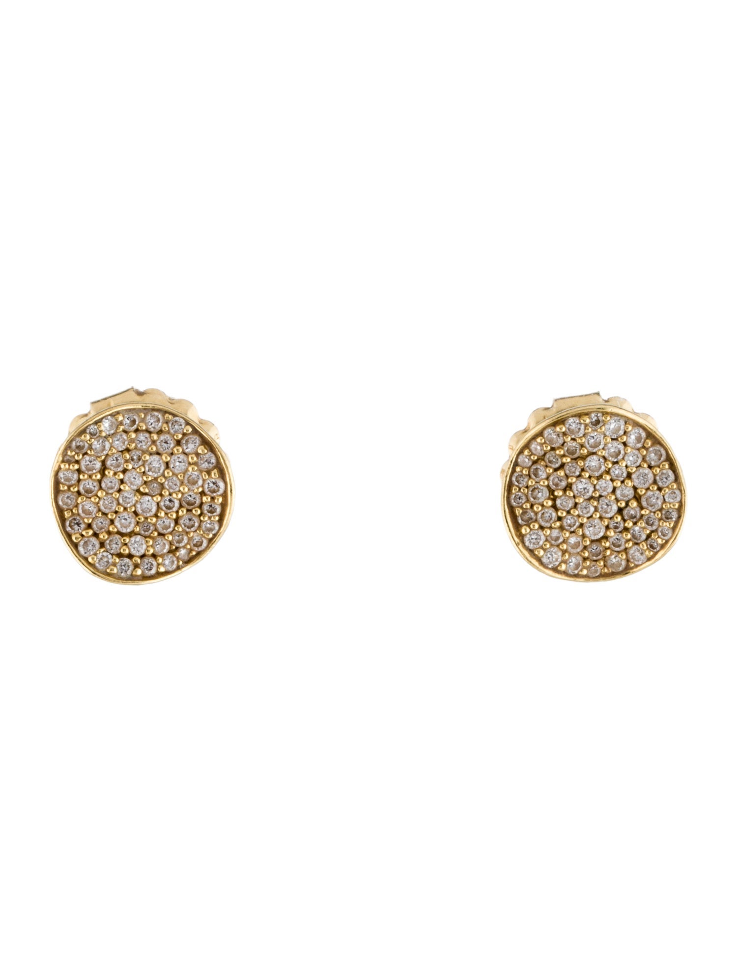 Ippolita 18K Diamond Pavé Stud Earrings