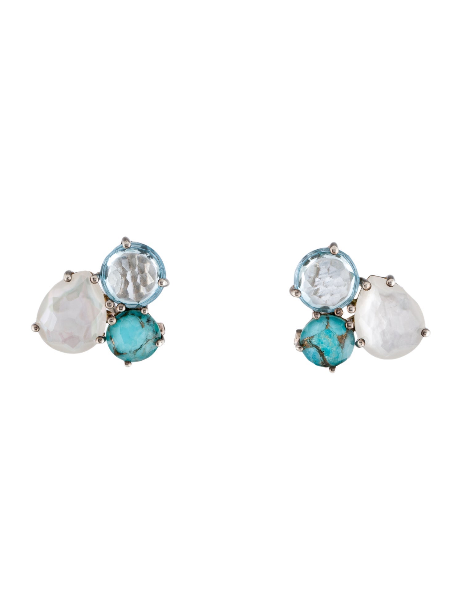 Ippolita Multistone Earclip Earrings