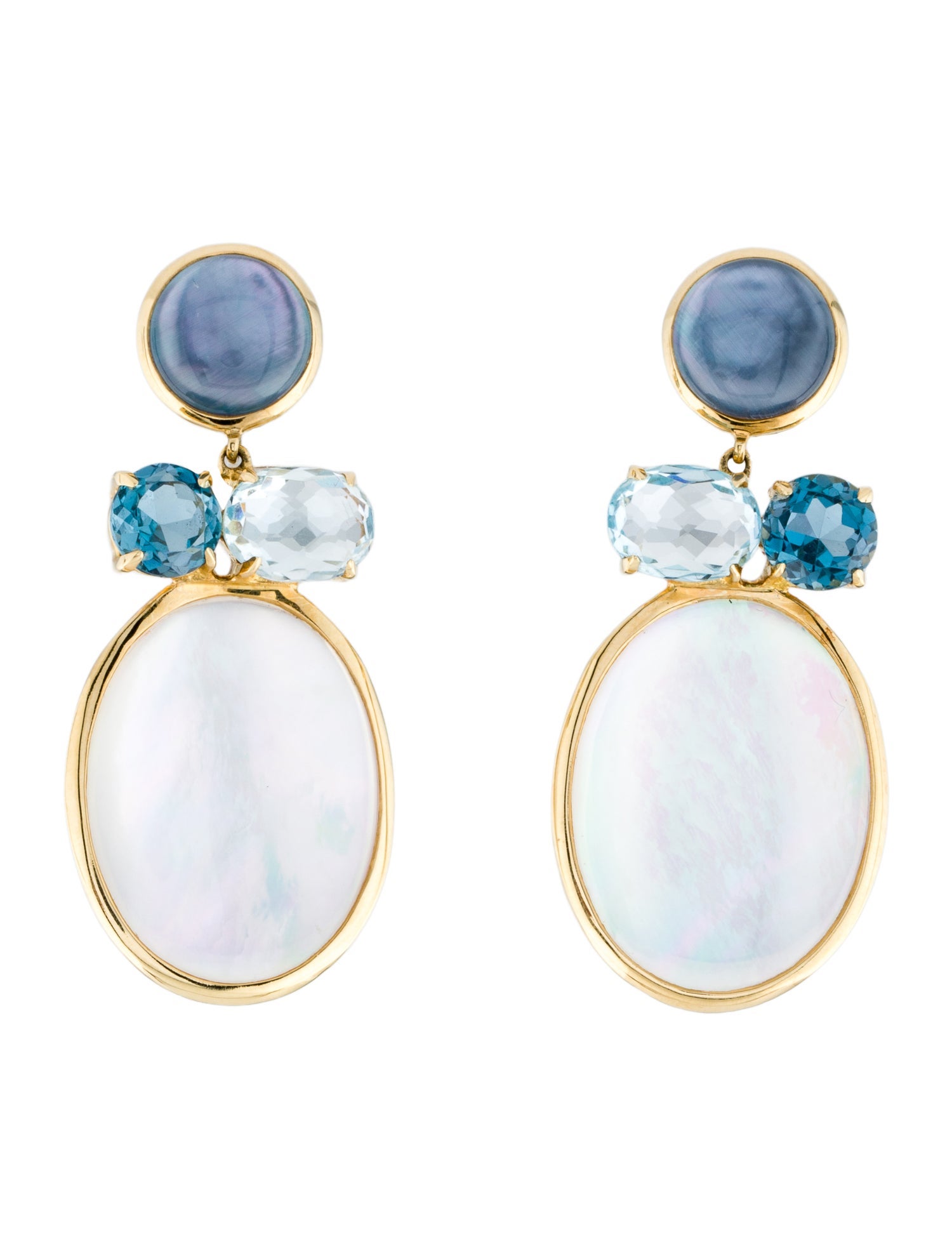 Ippolita 18K Mother of Pearl & Multi-Stone Rock Candy Luce Drop Earrings