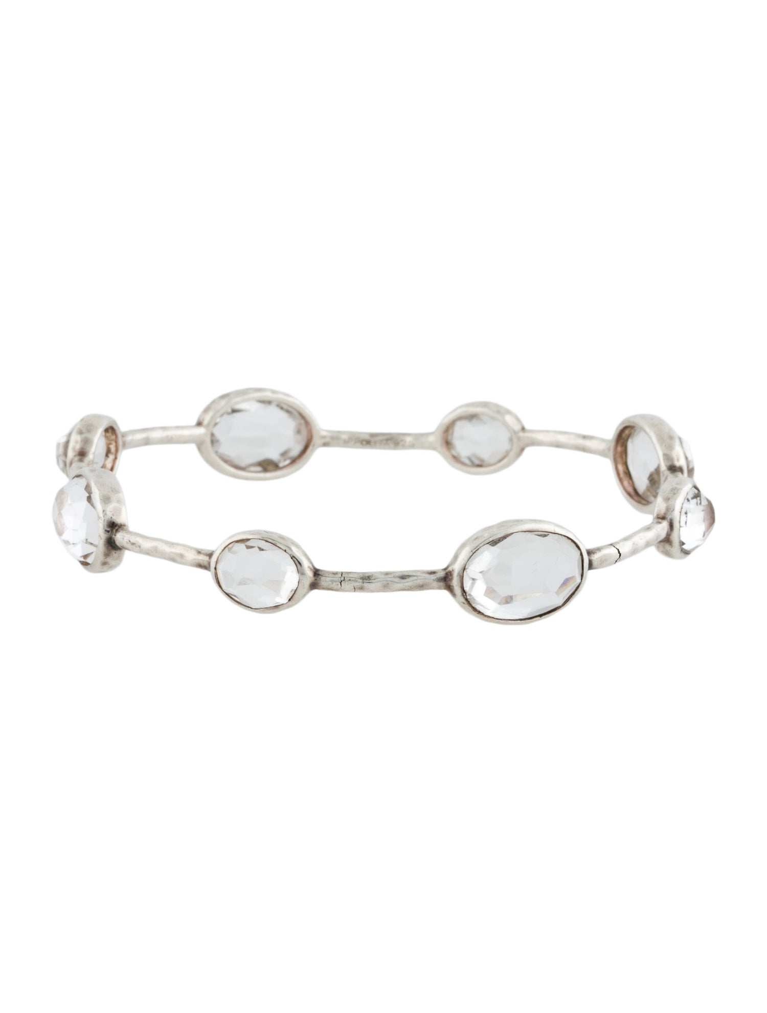Ippolita Quartz 8-Stone Rock Candy Bangle Bracelet