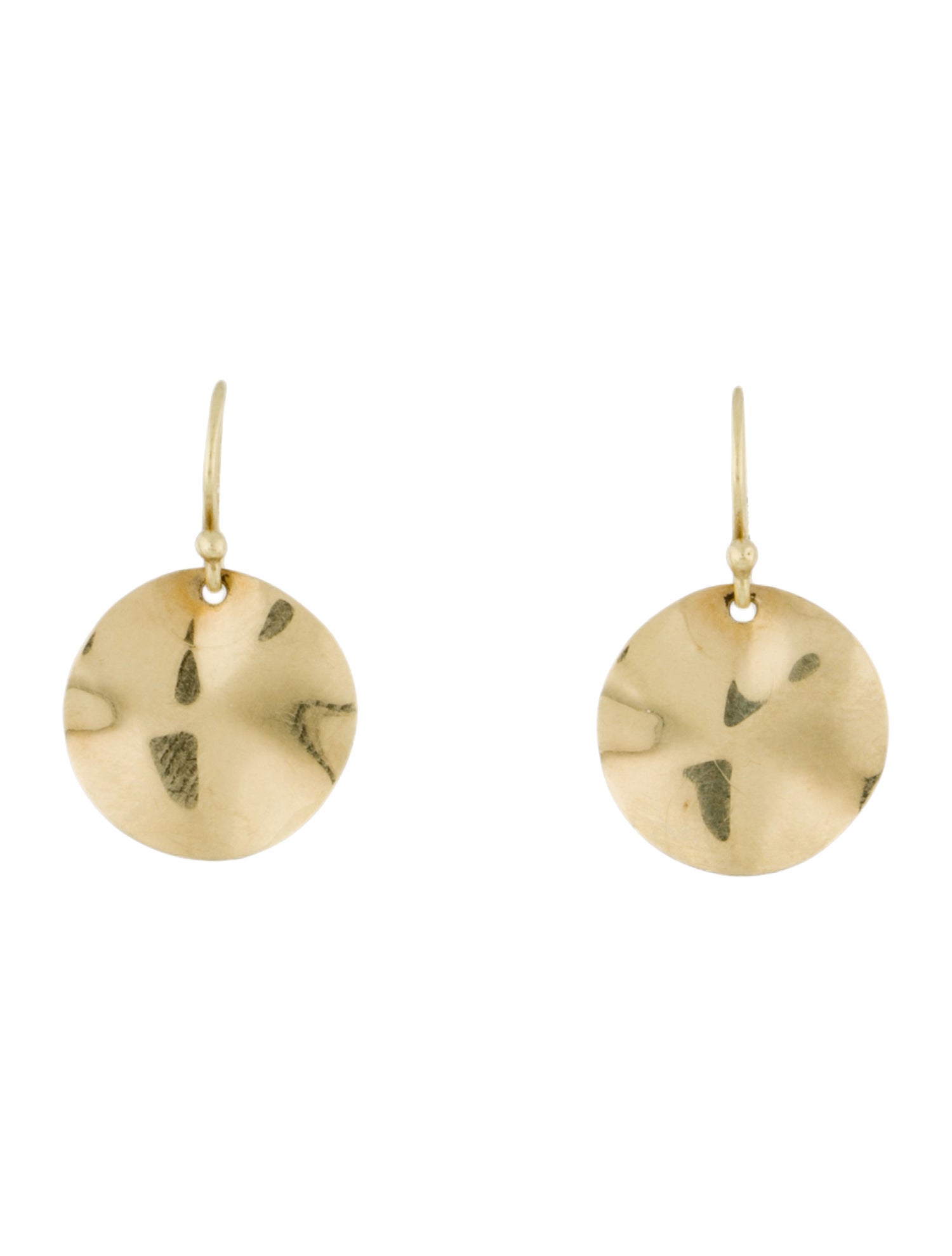 Ippolita 18K Mini Wavy Disc Earrings