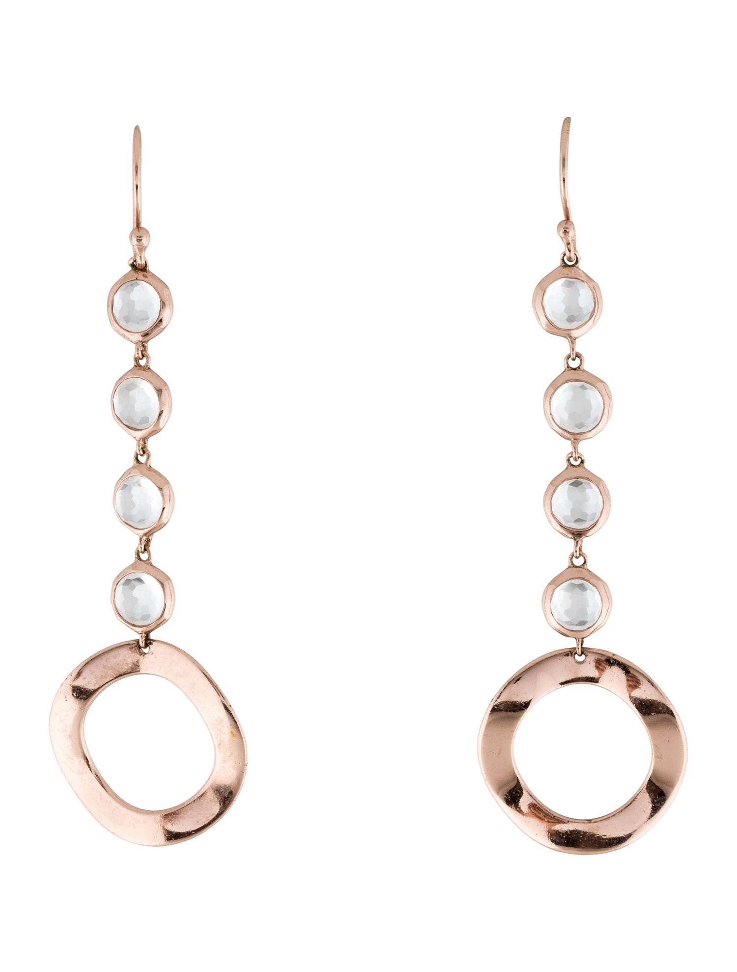 Ippolita Quartz Rosé Drop Earrings