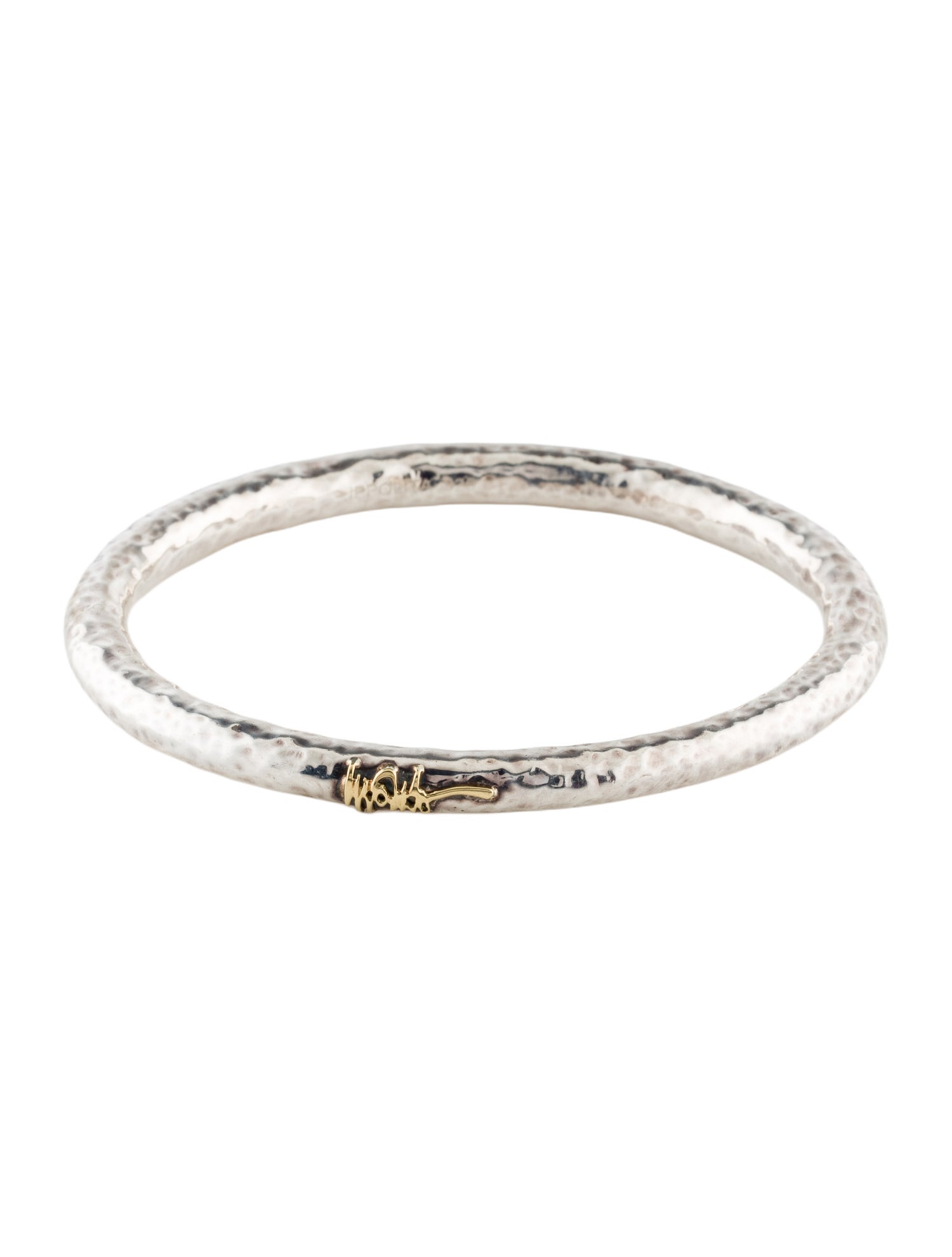 Ippolita Hammered Signature Bangle Bracelet