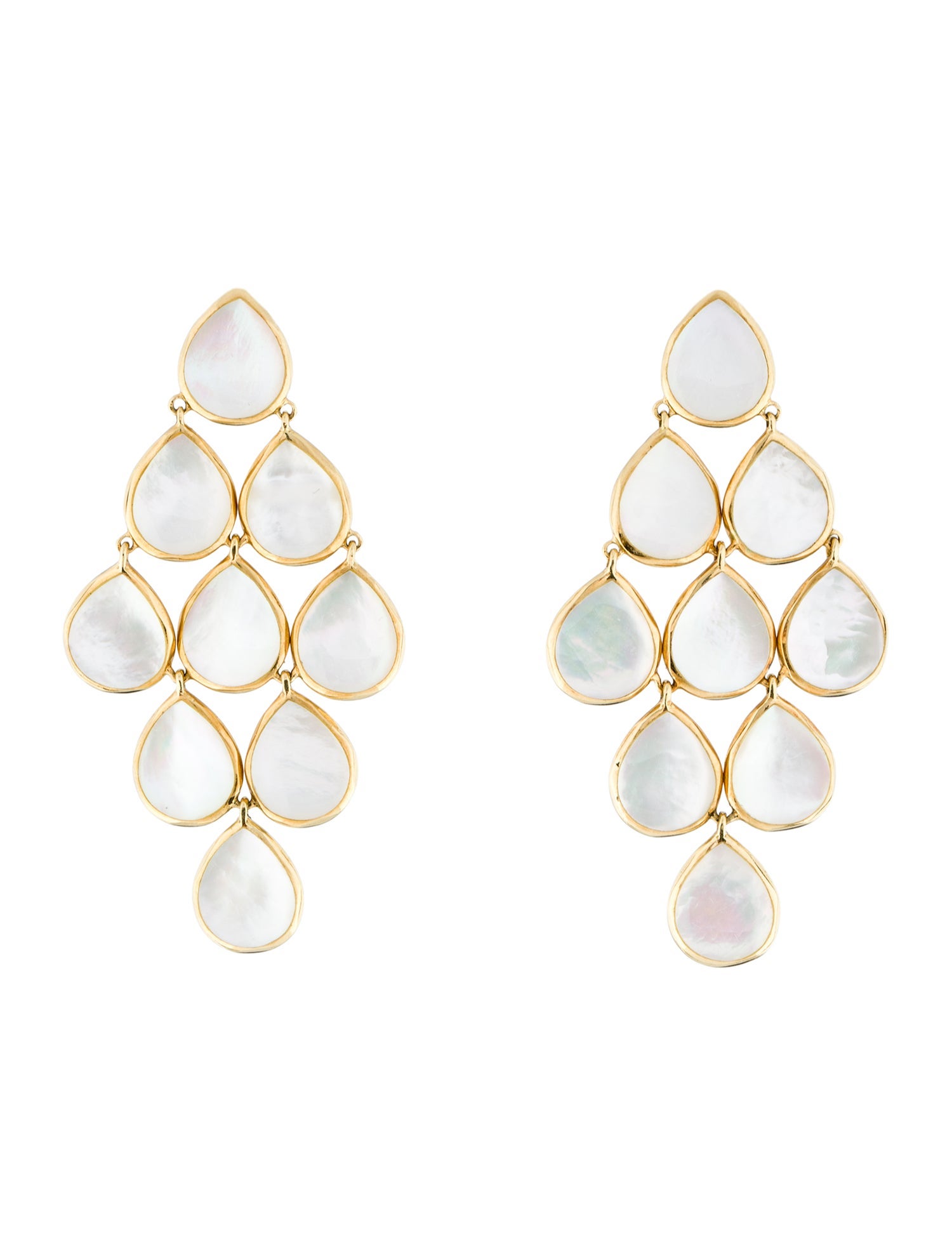 Ippolita 18K Mother of Pearl Cascade Earrings