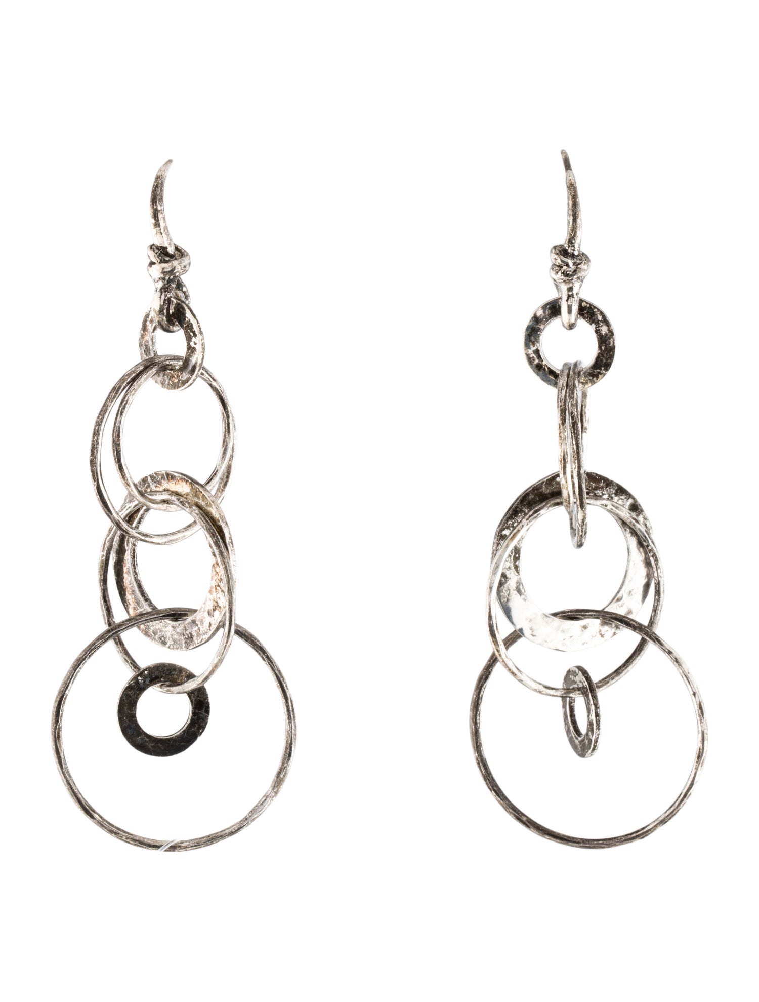 Ippolita Hammered Jet Set Drop Earrings
