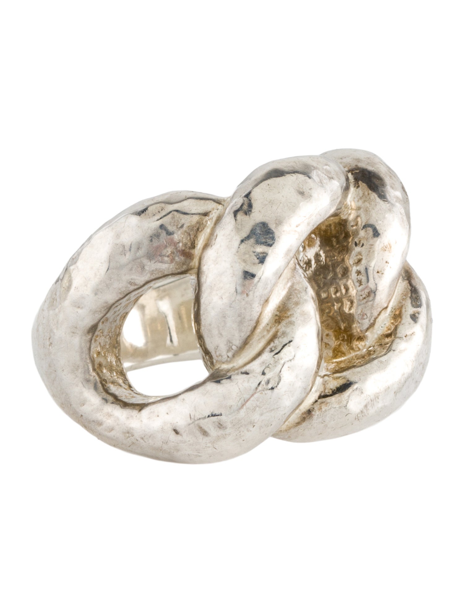 Ippolita Hammered Cuban Link Ring