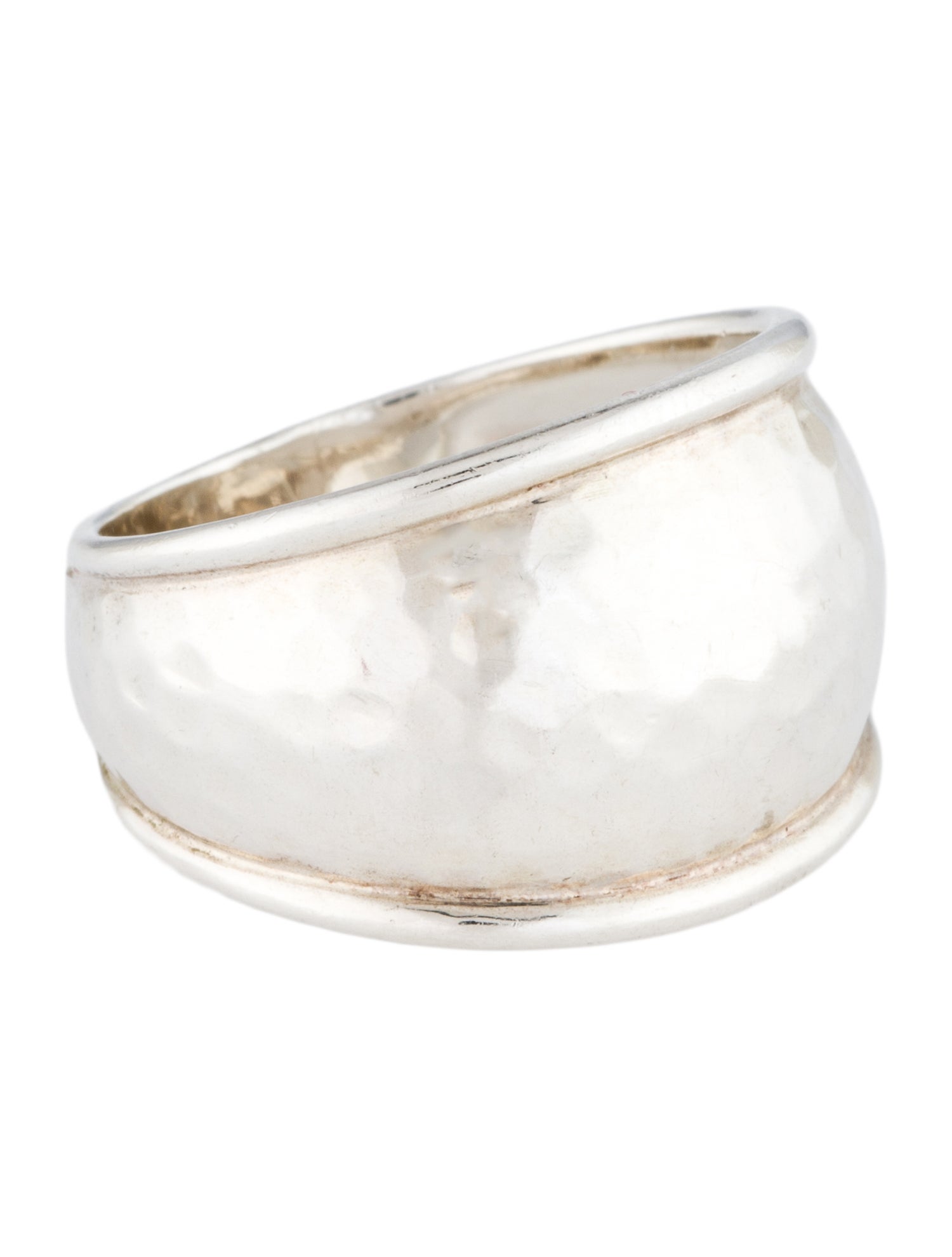 Ippolita Classico Crinkle Hammered Dome Ring