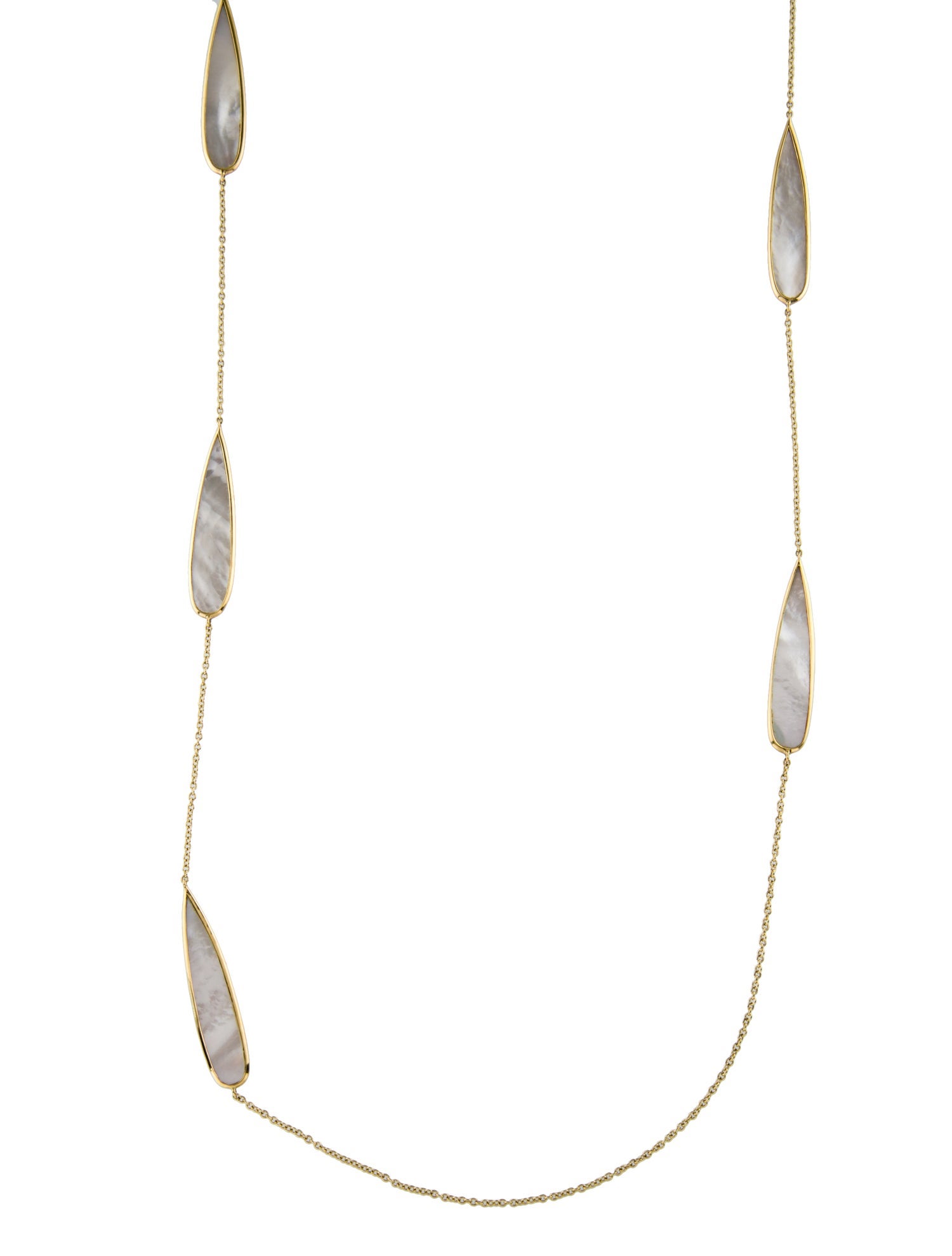 Ippolita 18K Mother of Pearl Station Necklace