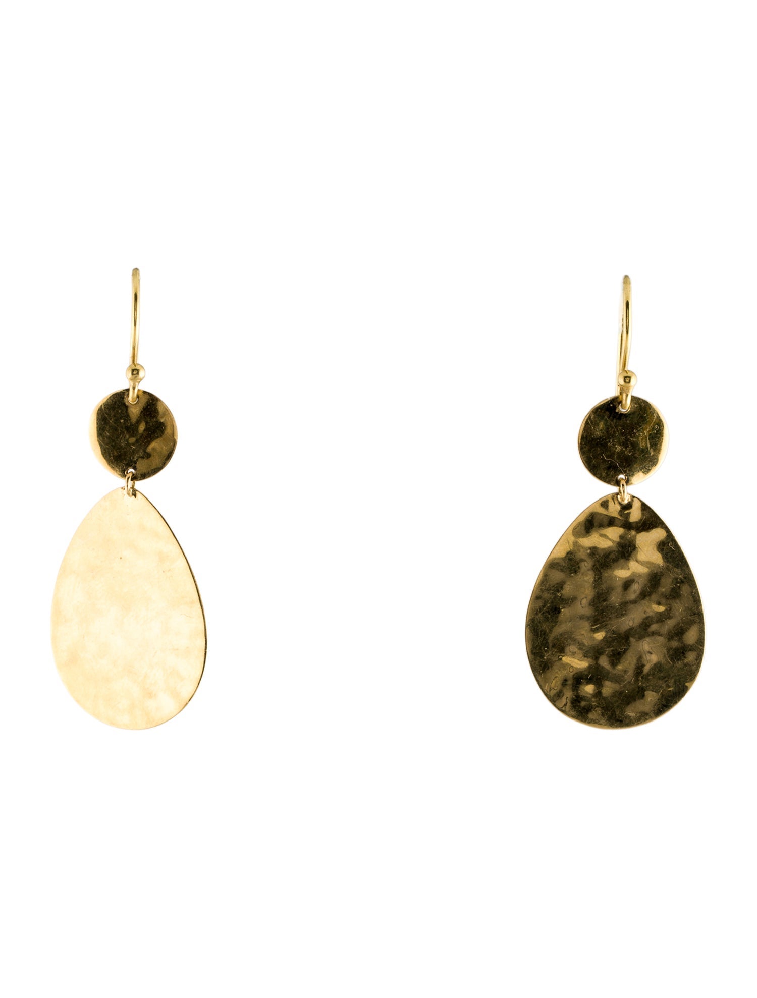 Ippolita 18K Snowman Crinkle Drop Earrings