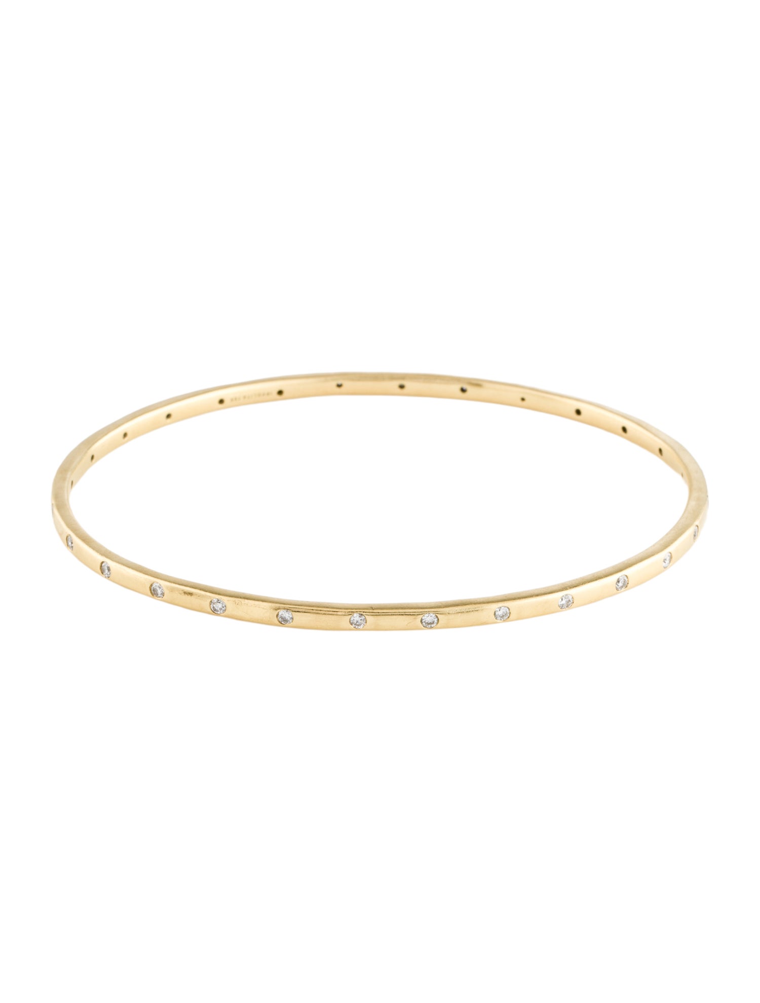 Ippolita 18K Diamond Stardust Bangle Bracelet