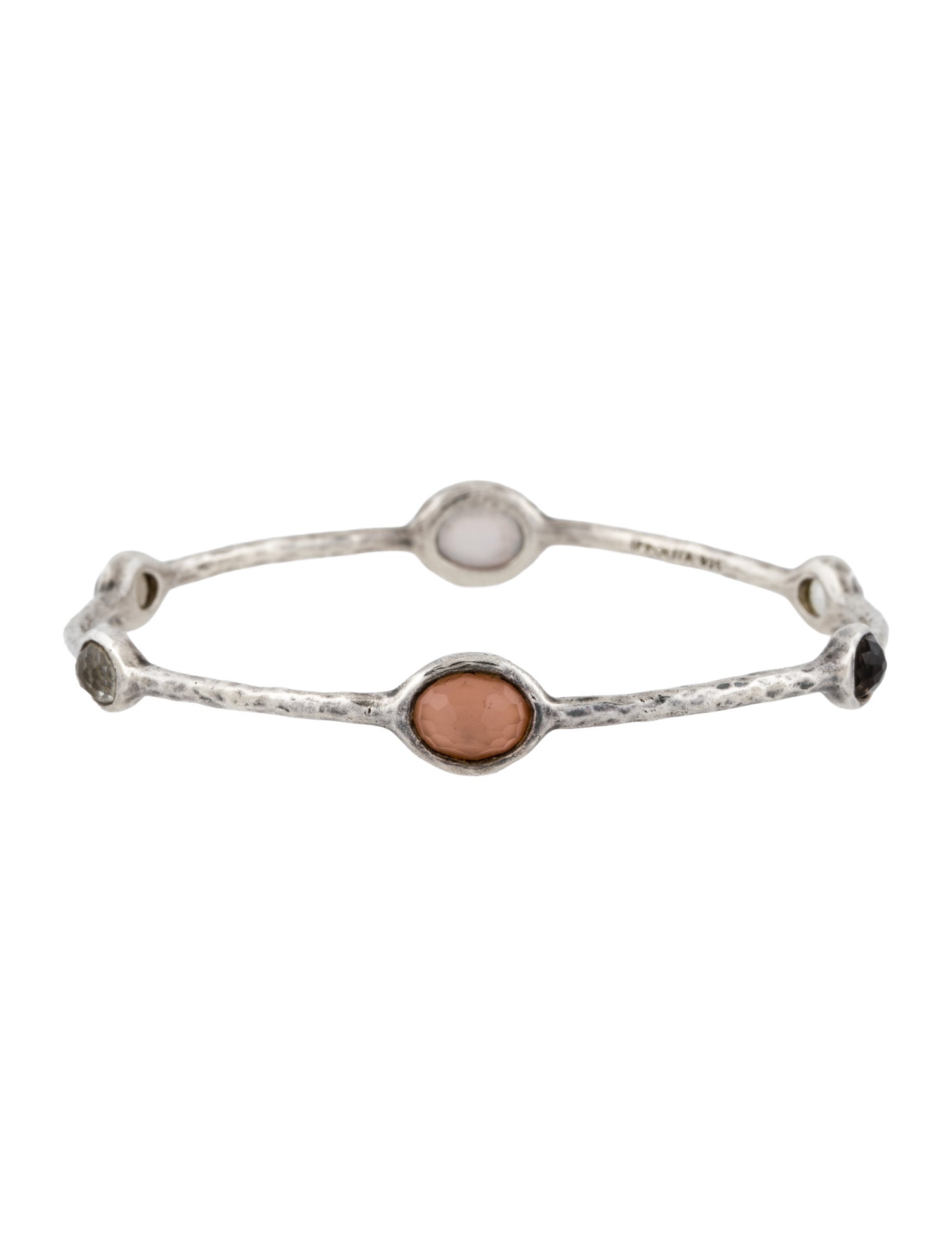 Ippolita Smoky Quartz, Mother of Pearl & Quartz Doublet Station Bracelet