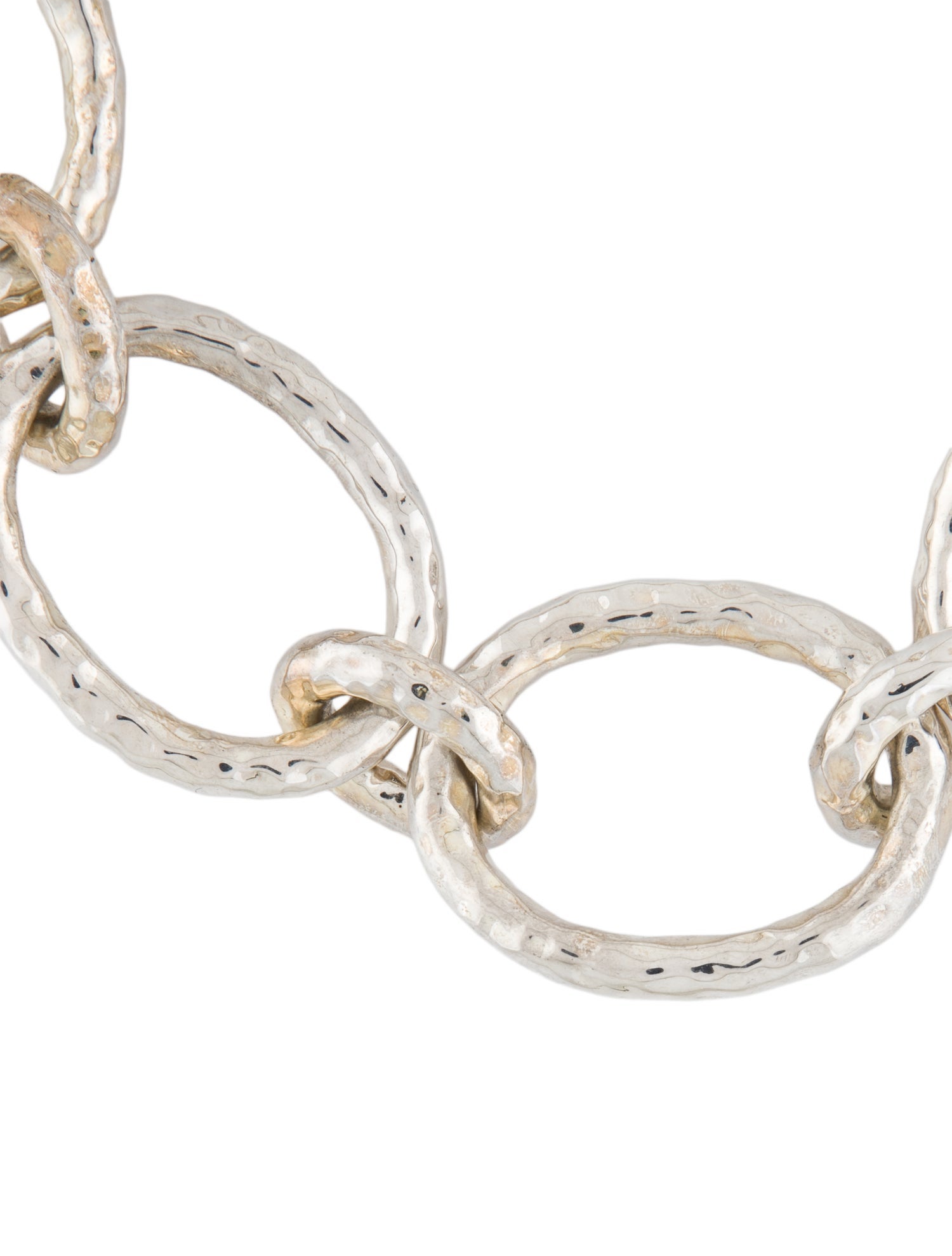 Ippolita Classico Short Hammered Bastille Chunky Link Necklace