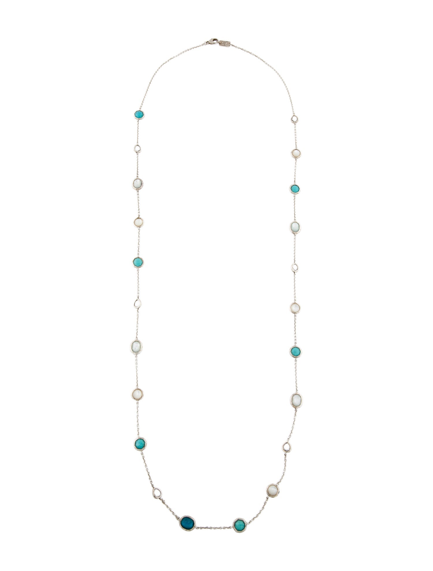 Ippolita Mother of Pearl & Multistone Station Necklace