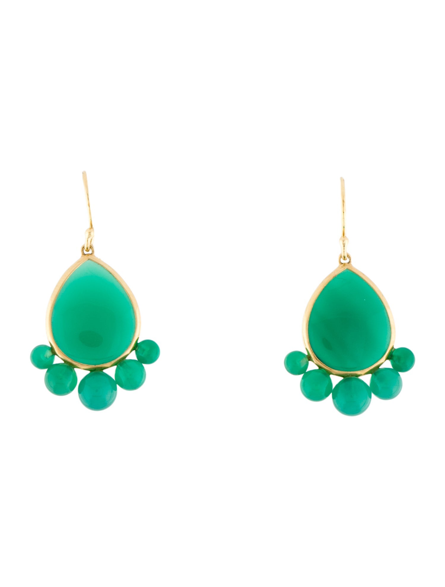 Ippolita 18K Chalcedony Nova Drop Earrings