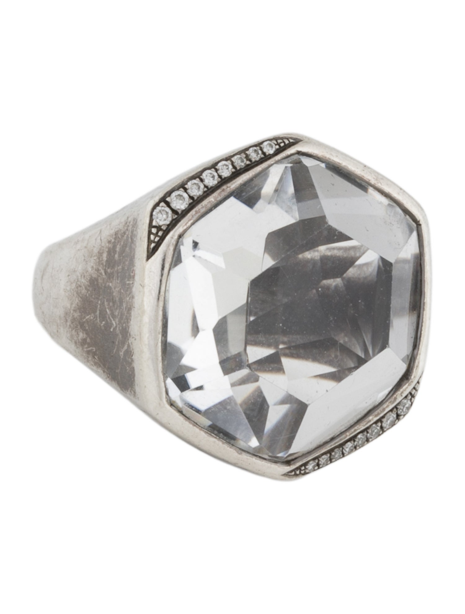 Ippolita Quartz & Diamond Cocktail Ring