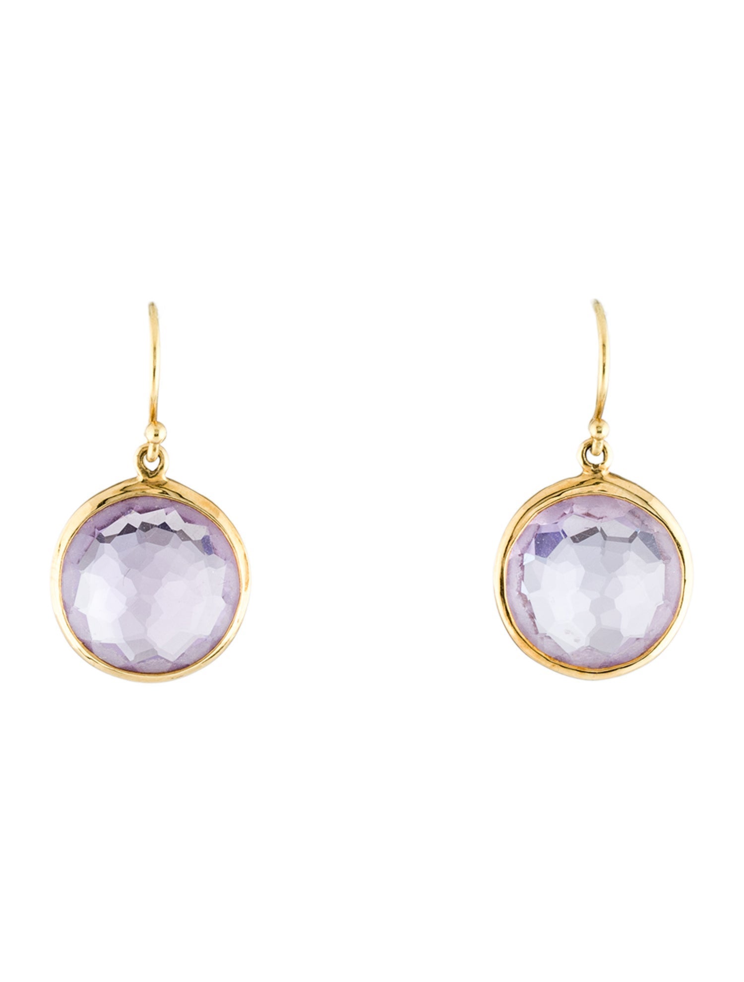 Ippolita 18K Amethyst Lollipop Small Drop Earrings